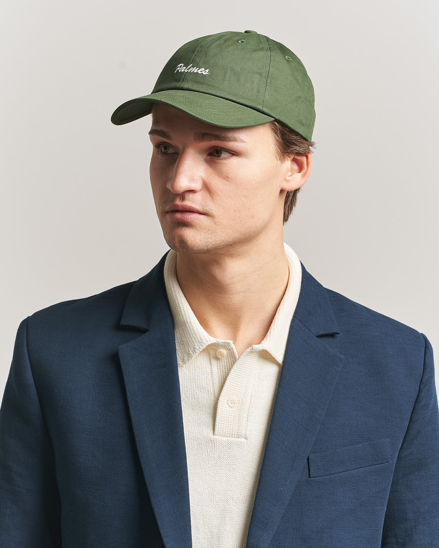 Uomini | Cappelli & Berretti | Palmes | Stitch 6-Panel Cap Dark Green