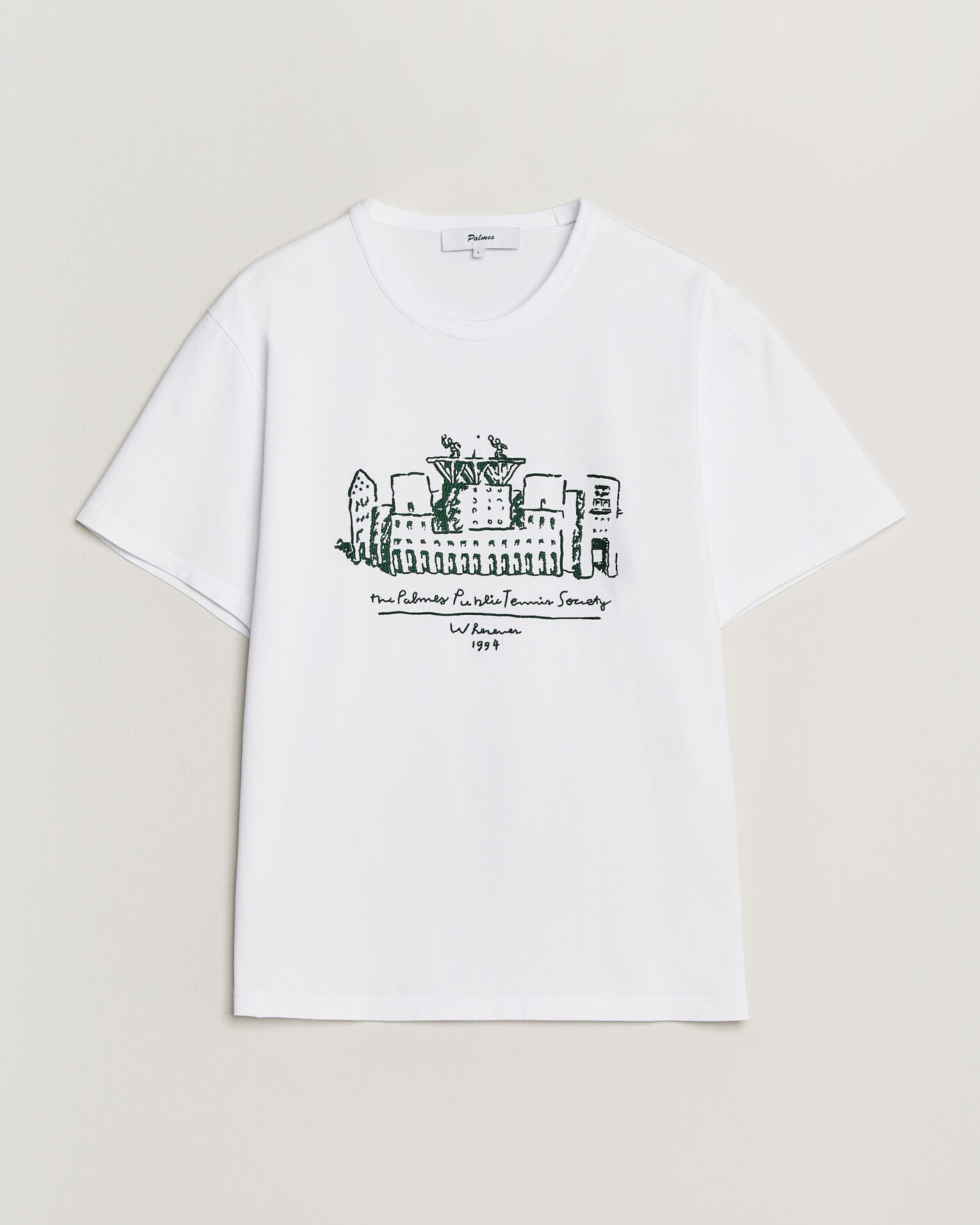 Uomini | T-shirt | Palmes | Public T-Shirt White