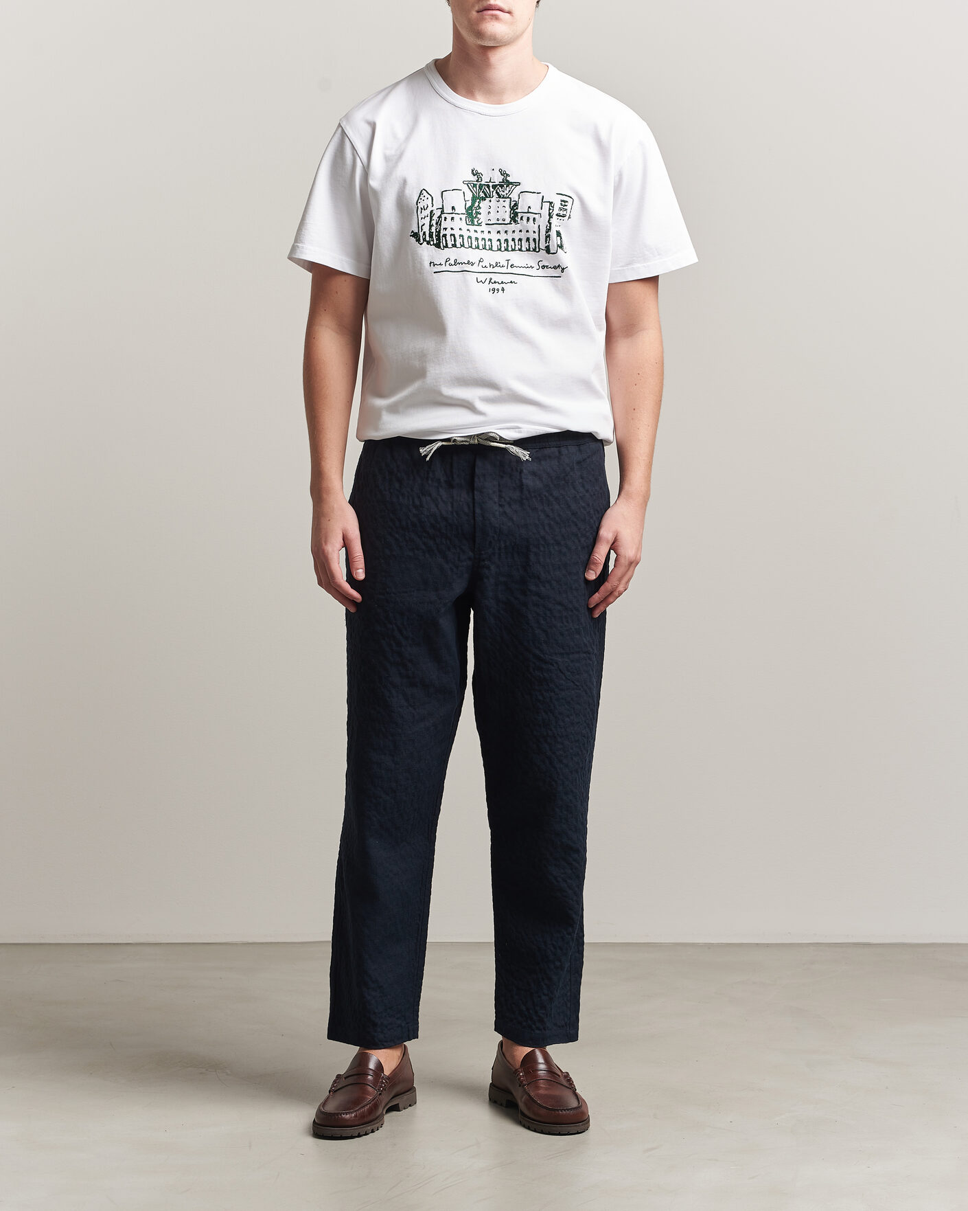 Uomini | T-shirt | Palmes | Public T-Shirt White