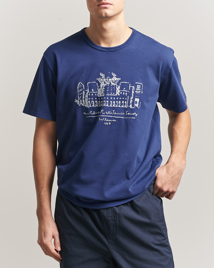 Uomini | T-shirt | Palmes | Public T-Shirt Blue
