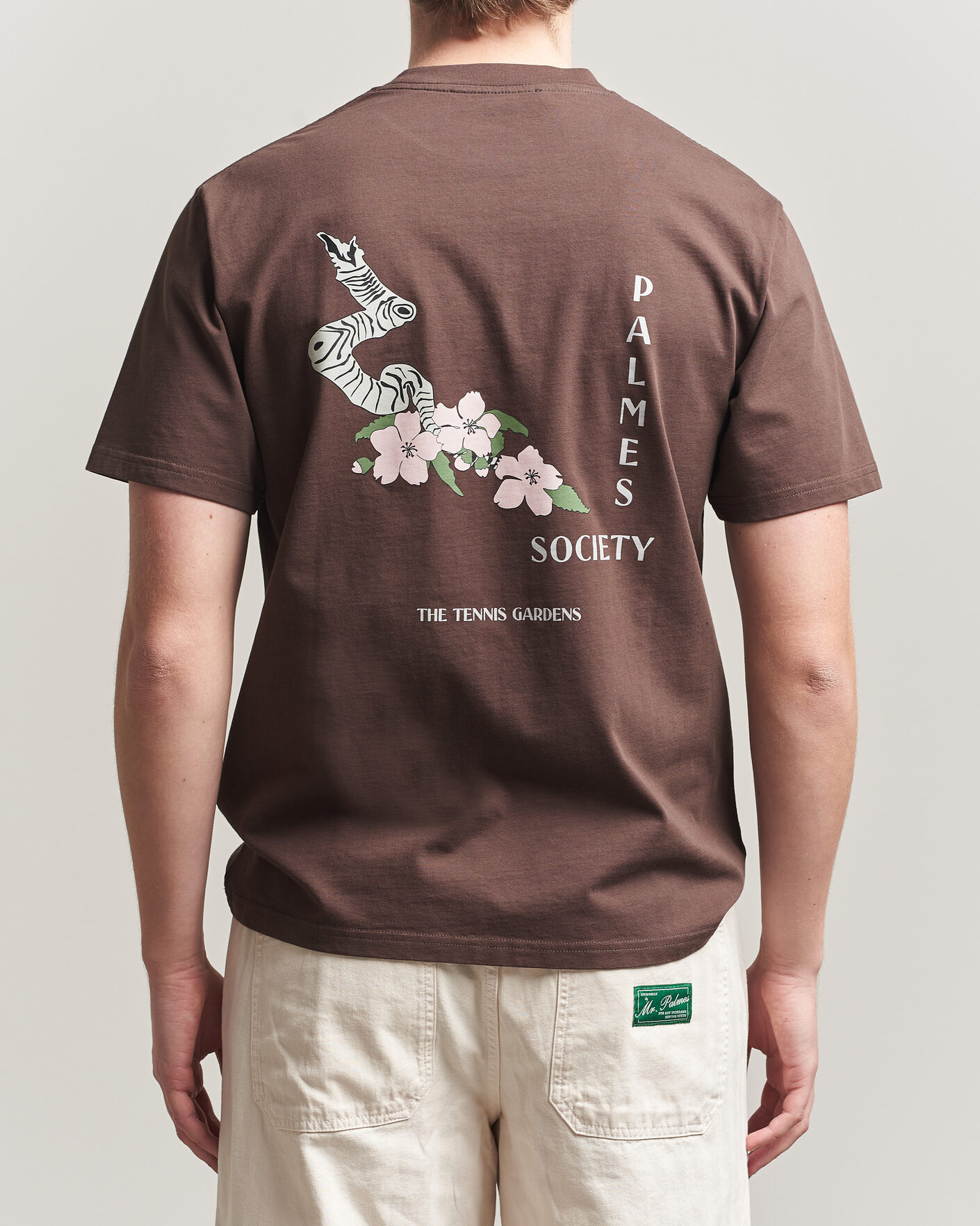 Uomini | T-shirt | Palmes | Ramus Pocket T-Shirt Brown