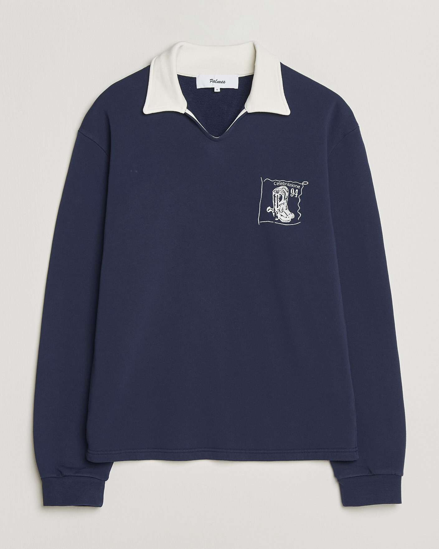Uomini | Maglieria | Palmes | Boot Open Rugby Shirt Navy