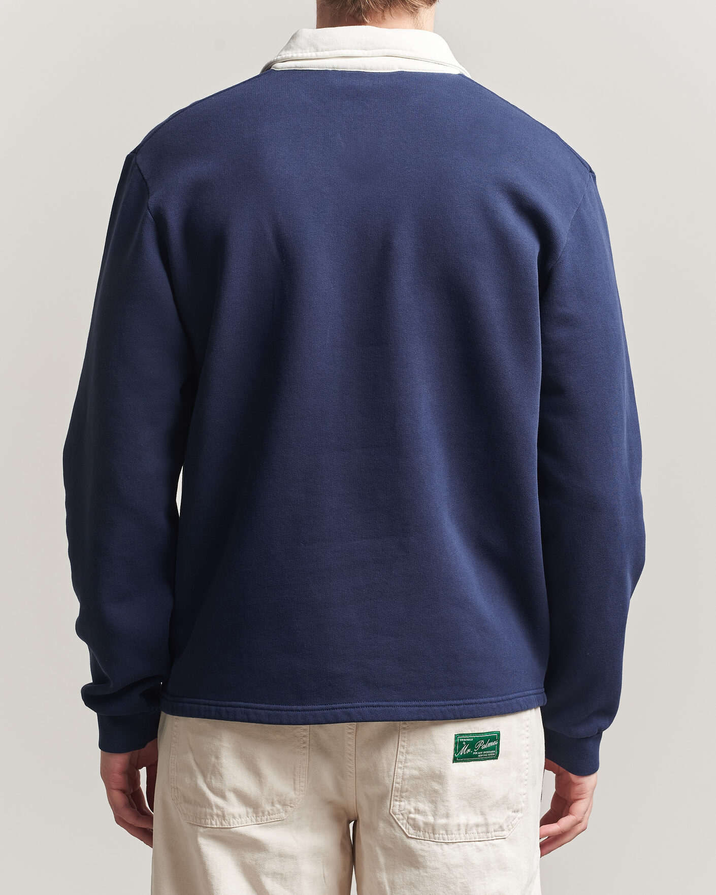 Uomini | Maglieria | Palmes | Boot Open Rugby Shirt Navy