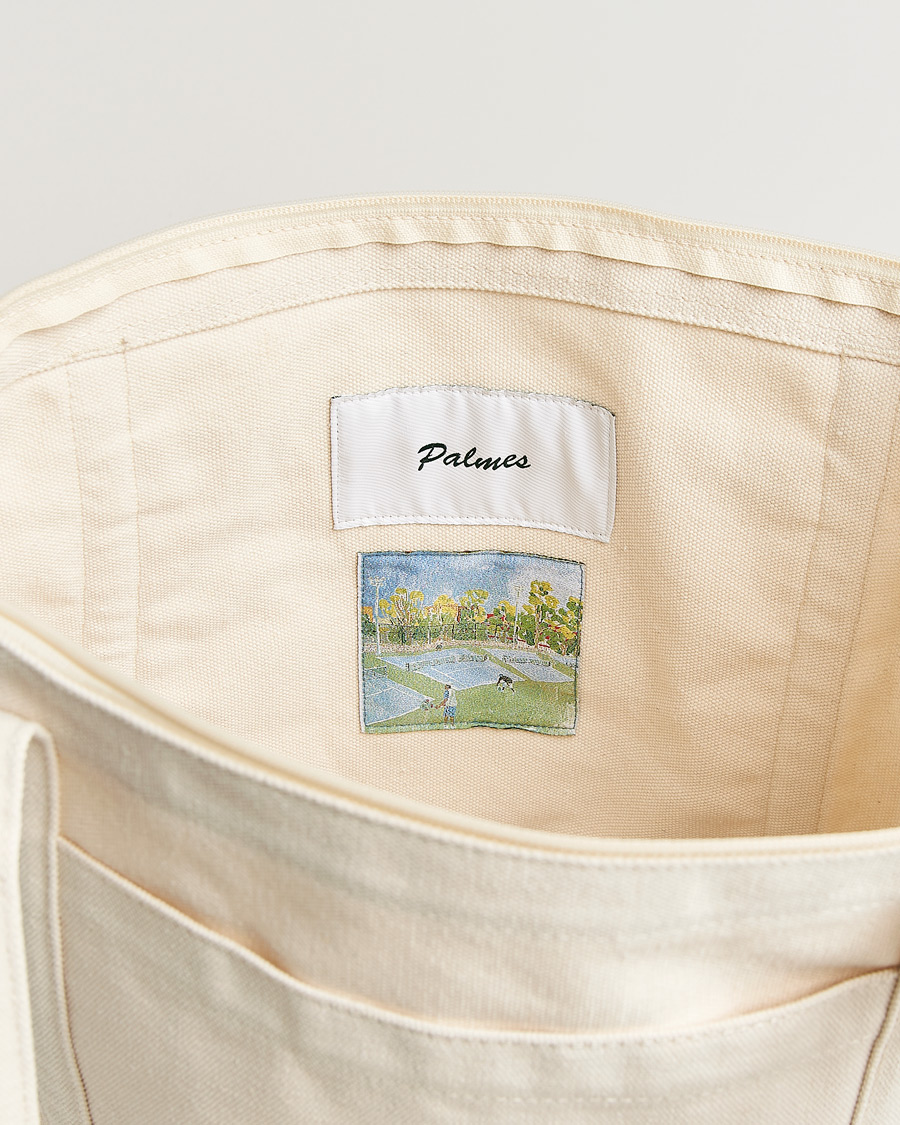 Uomini | Borse | Palmes | Sunshine Zip Tote Bag Off White