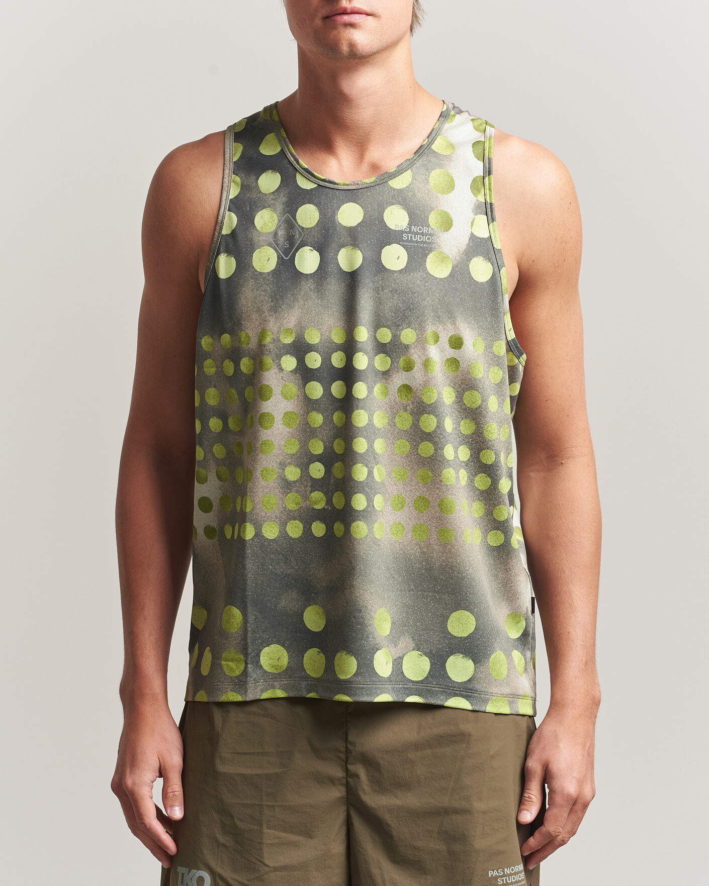 Uomini | T-shirt | Pas Normal Studios | TKO Balance Singlet Moss Green