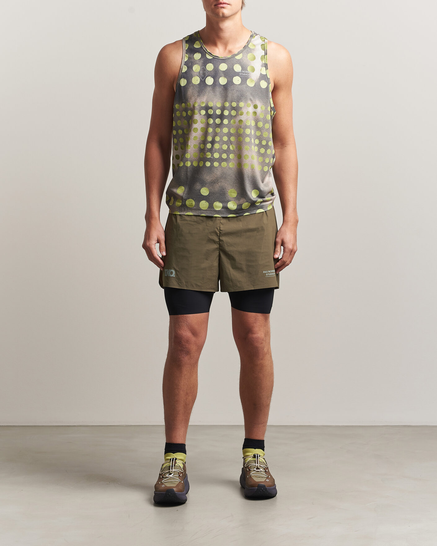 Uomini | Pantaloncini | Pas Normal Studios | TKO Balance 2-in-1 Shorts Dark Stone