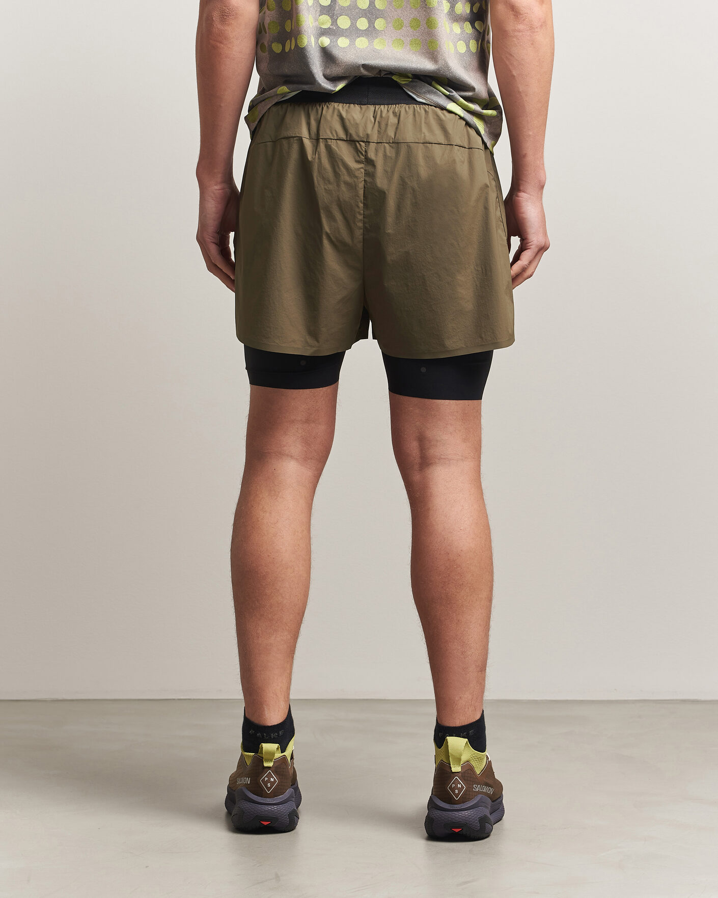 Uomini | Pantaloncini | Pas Normal Studios | TKO Balance 2-in-1 Shorts Dark Stone