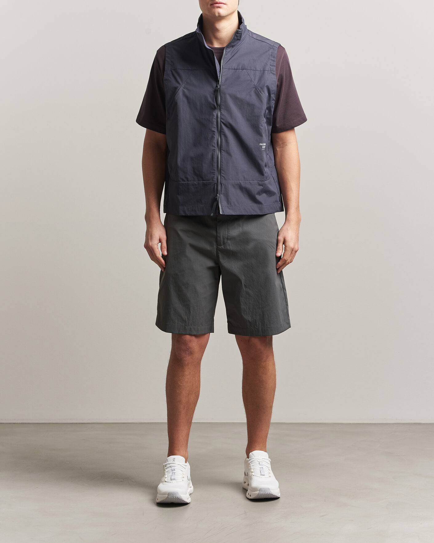 Uomini | Gilet | Pas Normal Studios | Off Race Utility Vest Steel