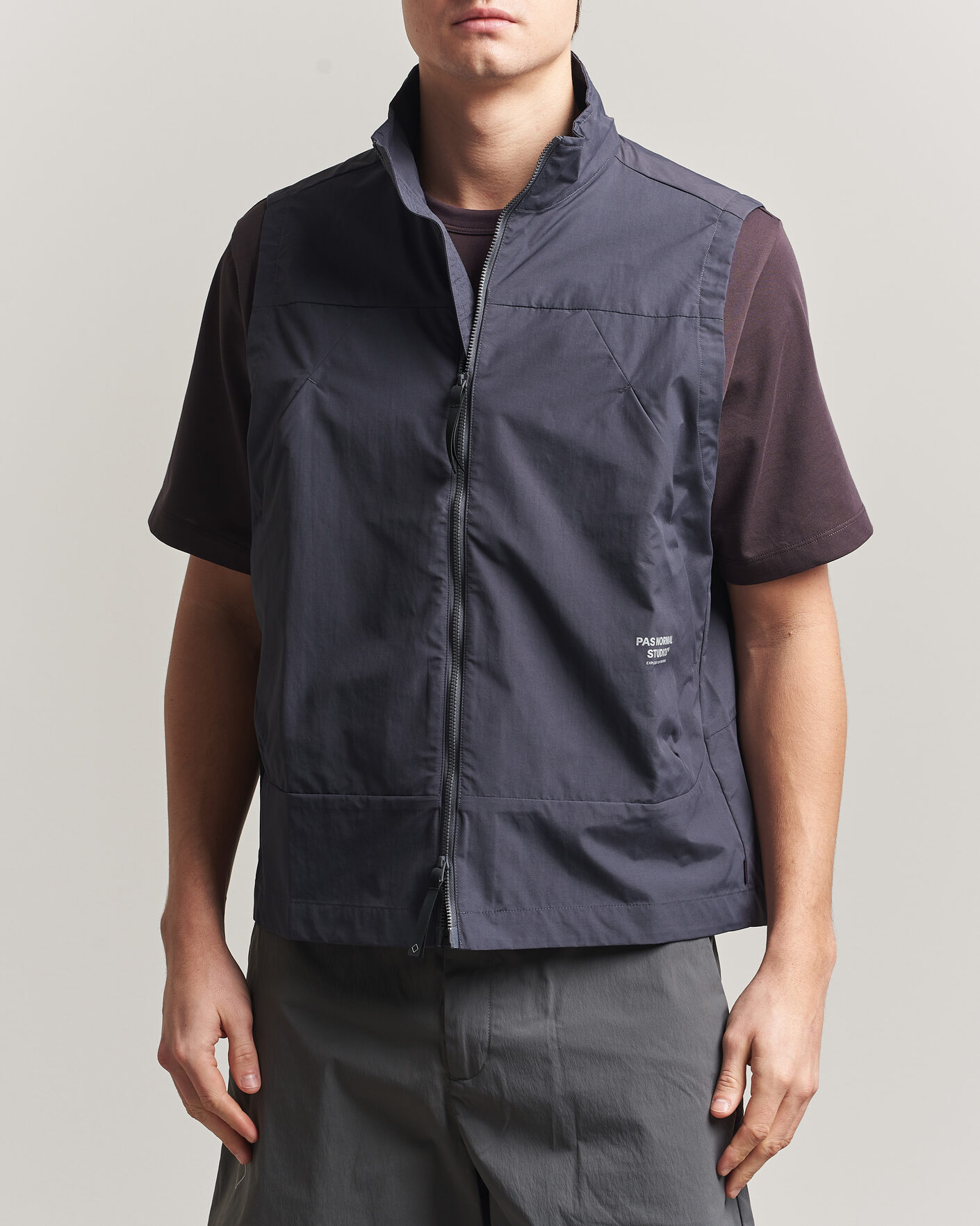 Uomini | Giacche | Pas Normal Studios | Off Race Utility Vest Steel