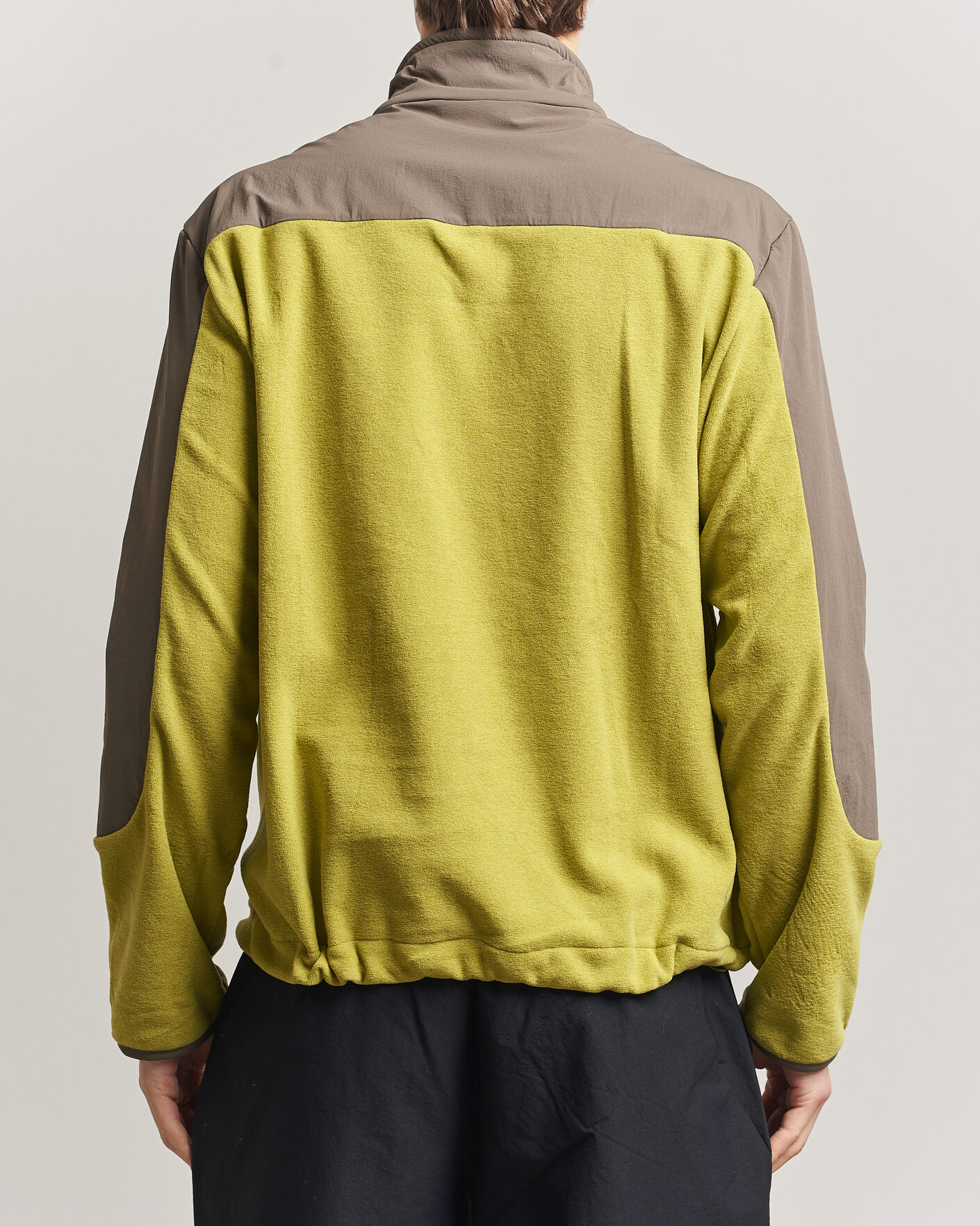 Uomini | Maglieria | Pas Normal Studios | Off Race Light Fleece Half Zip Moss Green