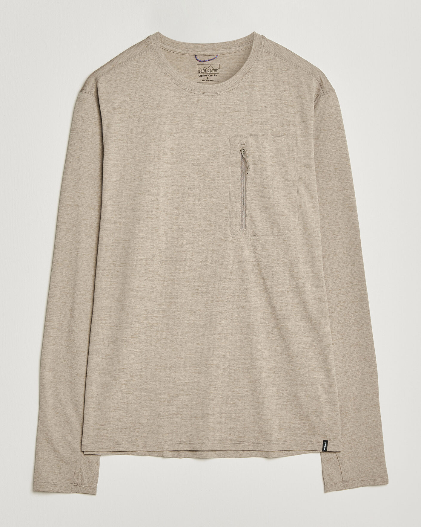 Uomini | T-shirt | Patagonia | Cap Cool Long Sleeve Sun Shirt Seabird Grey