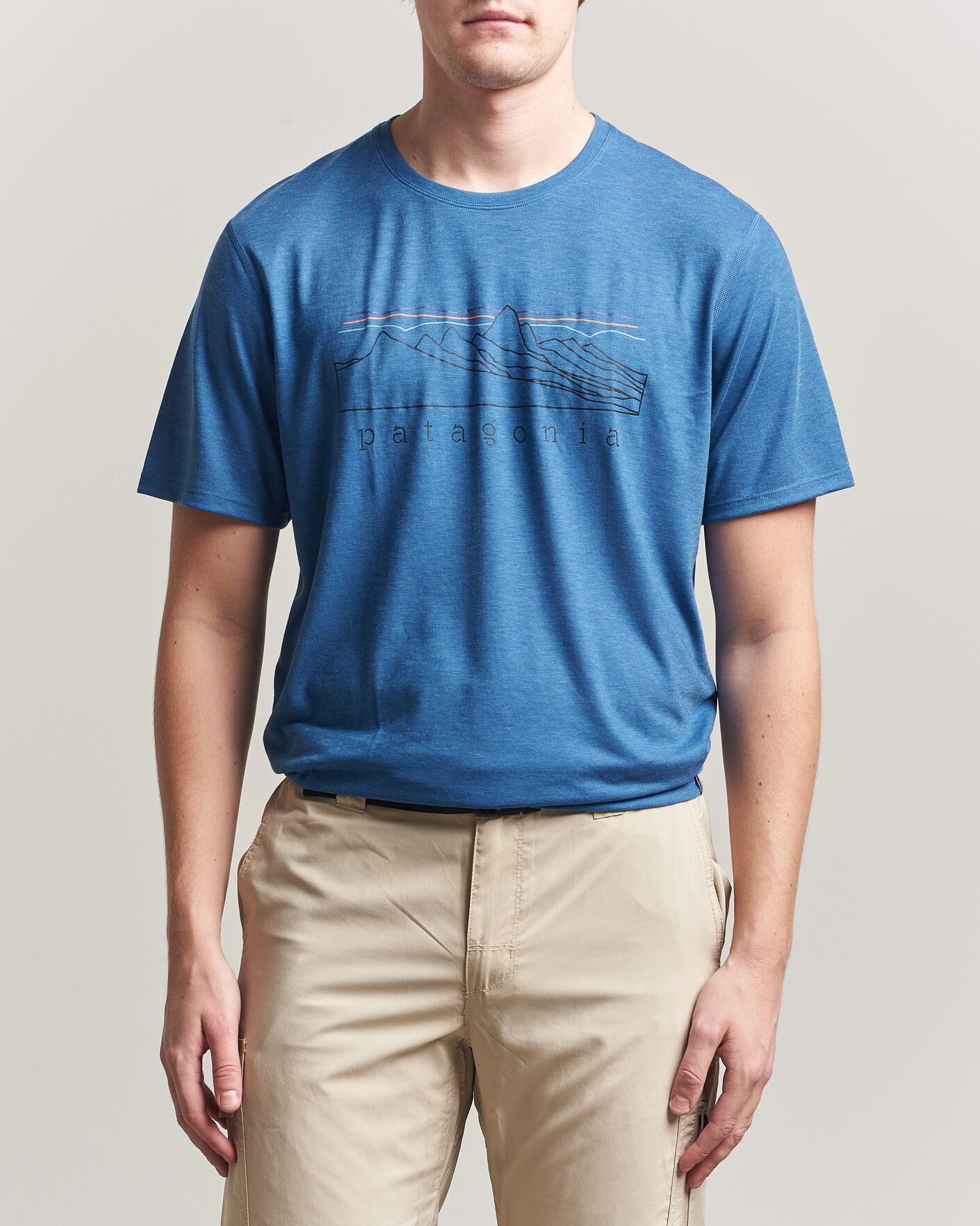 Uomini | T-shirt | Patagonia | Cap Cool Trail T-Shirt Aquatic Blue