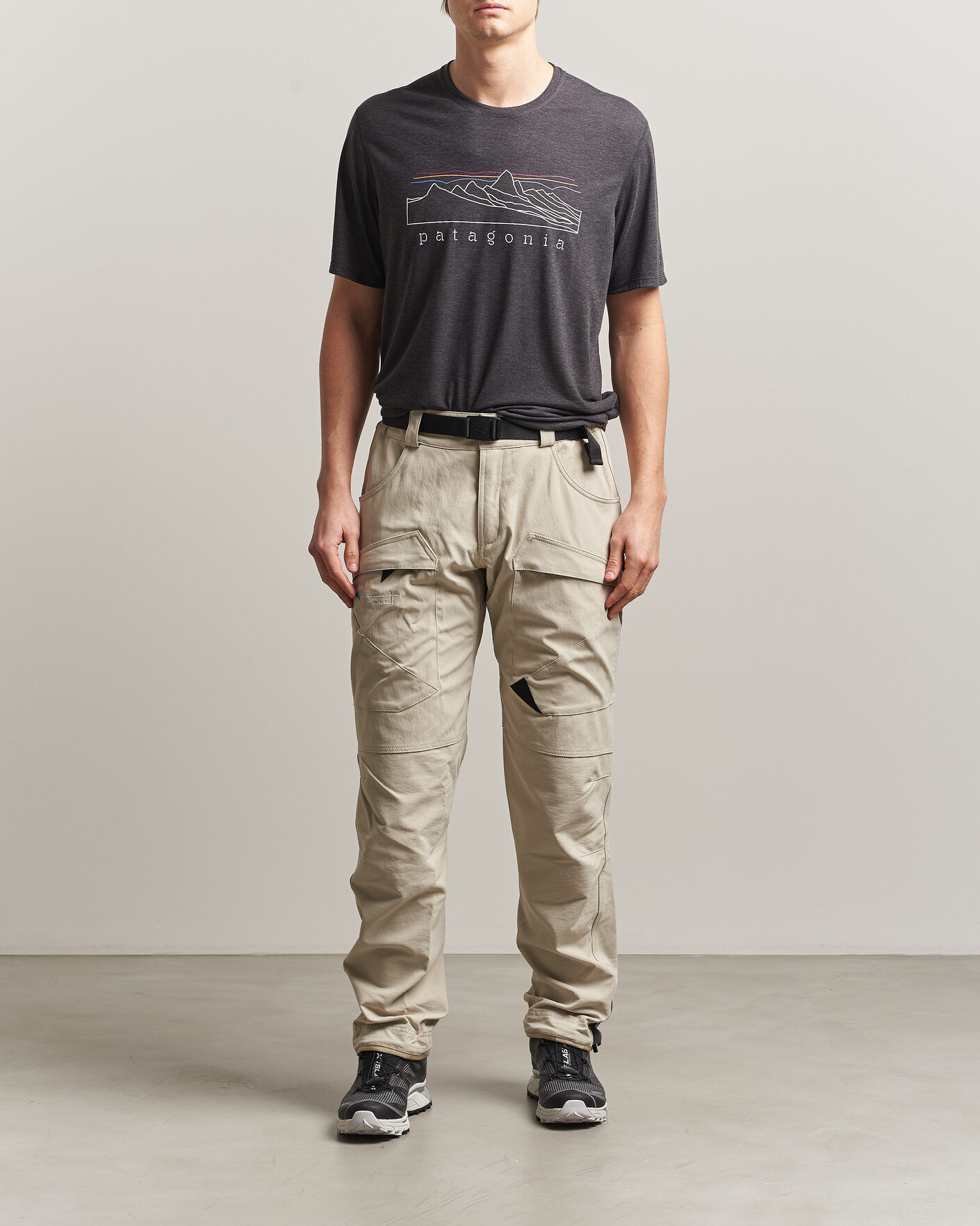 Uomini | T-shirt | Patagonia | Cap Cool Trail T-Shirt Ink Black