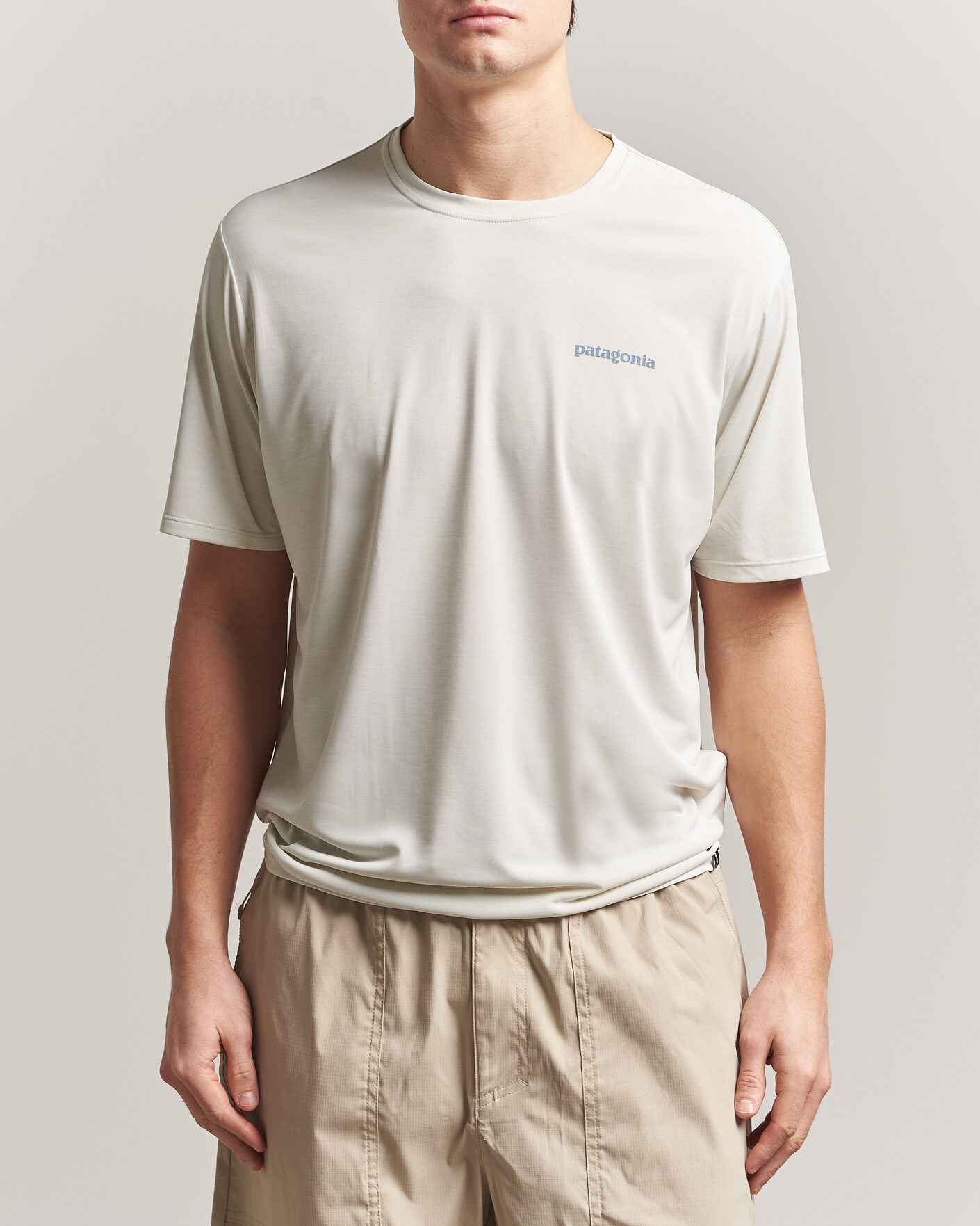Uomini | T-shirt | Patagonia | Cap Cool Daily Logo T-Shirt Dyno White