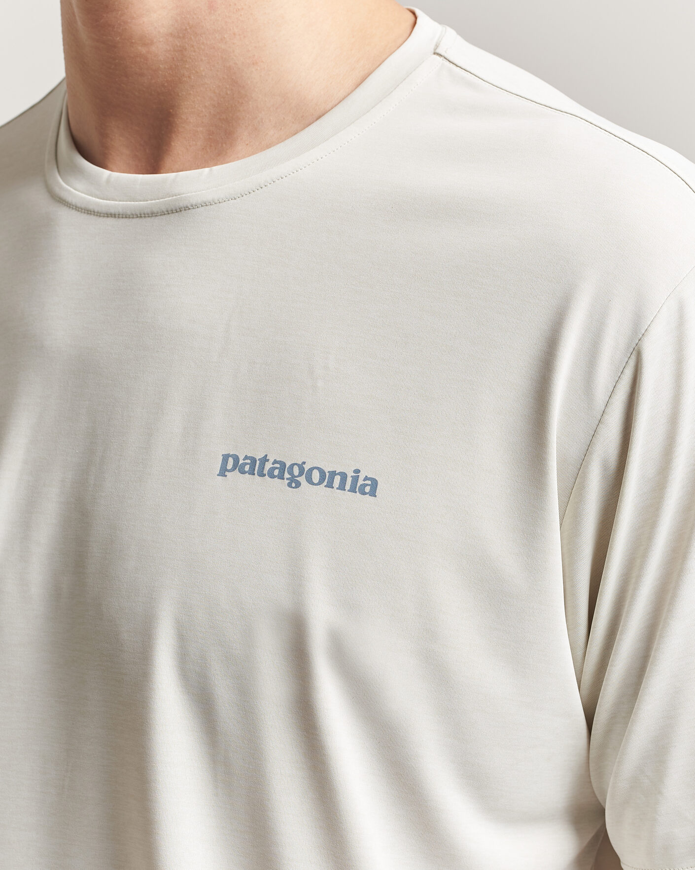 Uomini | T-shirt | Patagonia | Cap Cool Daily Logo T-Shirt Dyno White