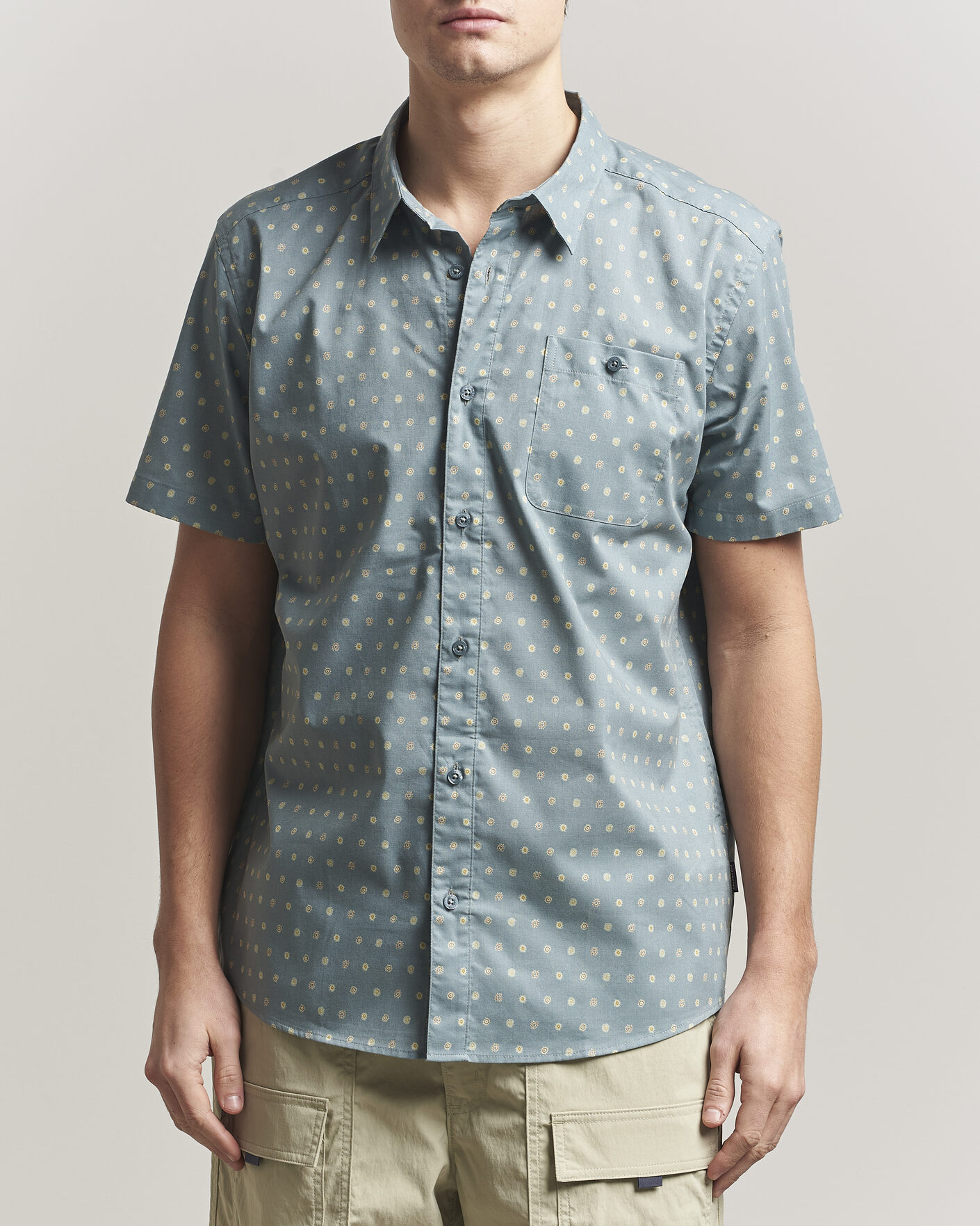 Uomini | Camicie | Patagonia | Go To Short Sleeve Shirt Blue Sage