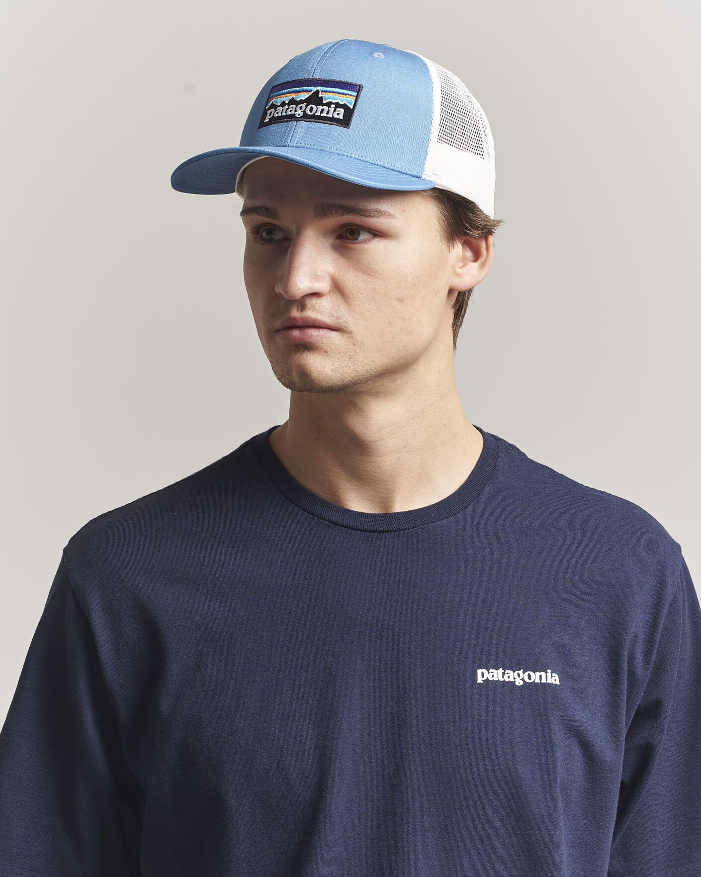Uomini | Cappelli & Berretti | Patagonia | P-6 Logo Trucker Hat Shore Blue