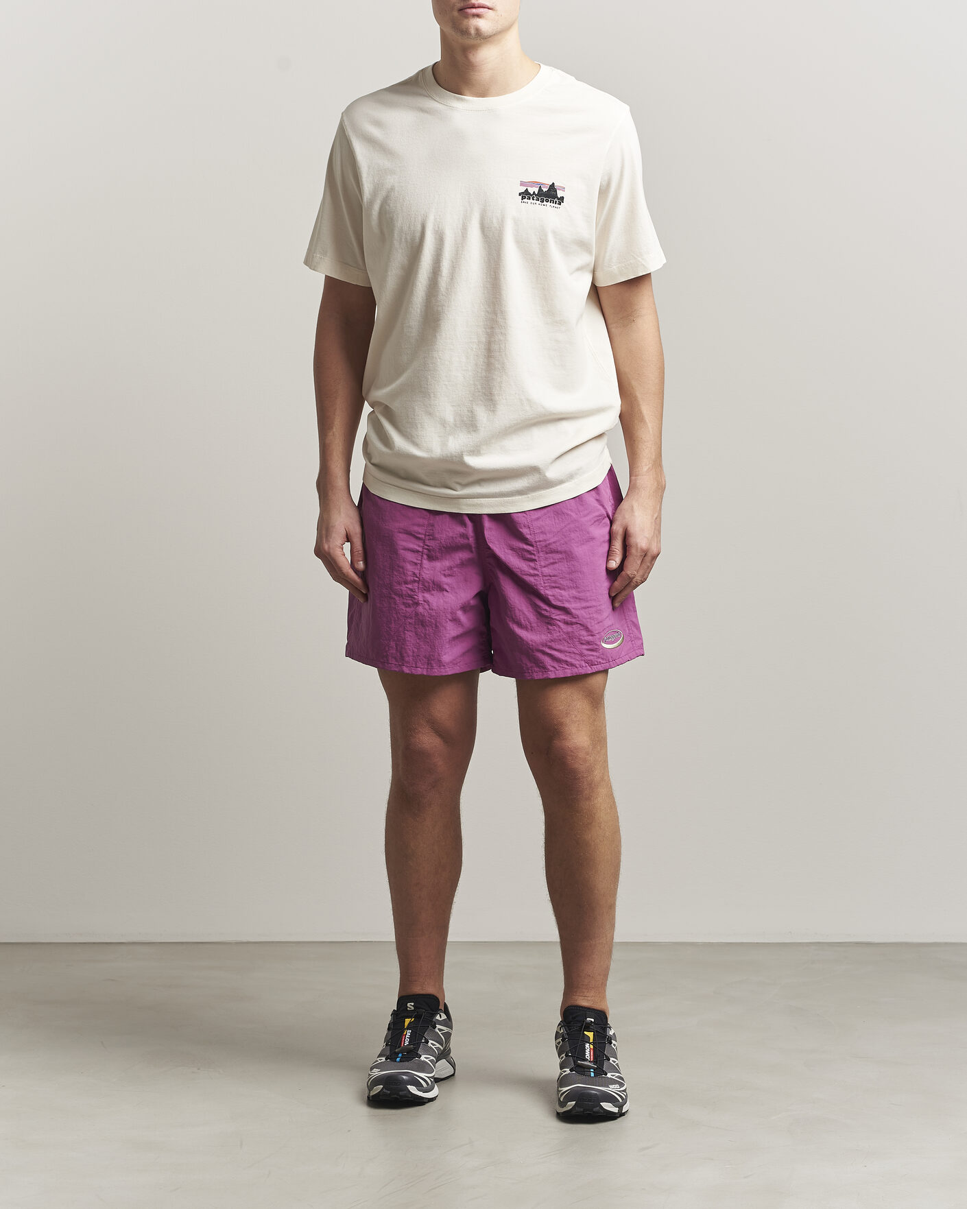 Uomini | T-shirt | Patagonia | 73 Skyline Logo T-Shirt Undyed Natural