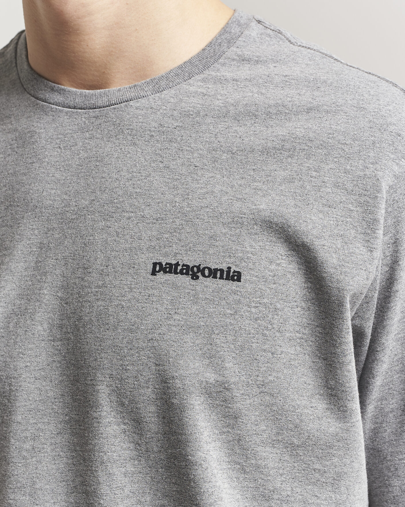 Uomini | T-shirt | Patagonia | P-6 Logo T-Shirt Gravel Heather