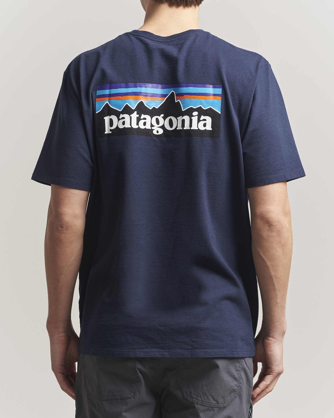 Uomini | T-shirt | Patagonia | P-6 Logo T-Shirt New Navy
