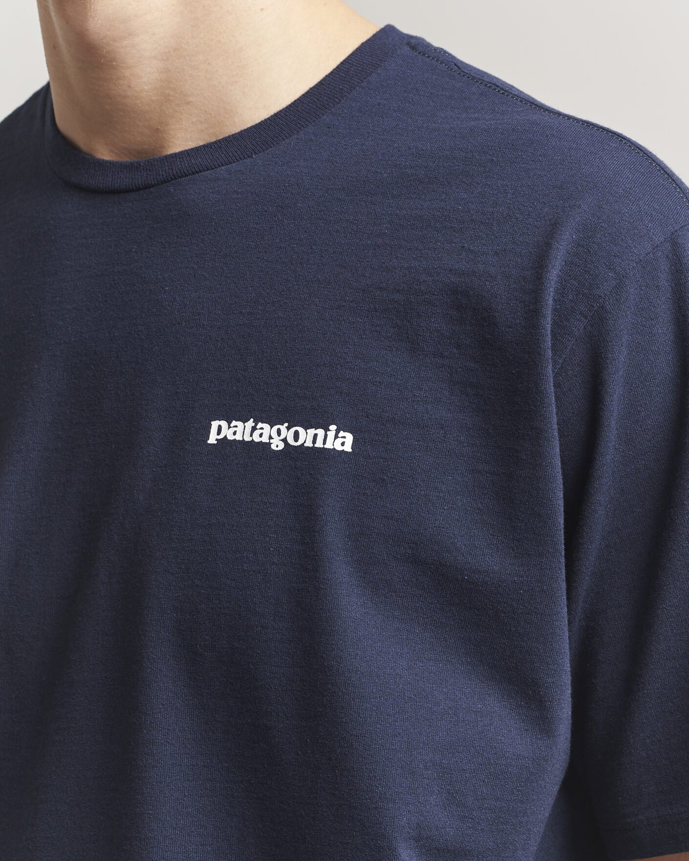 Uomini | T-shirt | Patagonia | P-6 Logo T-Shirt New Navy