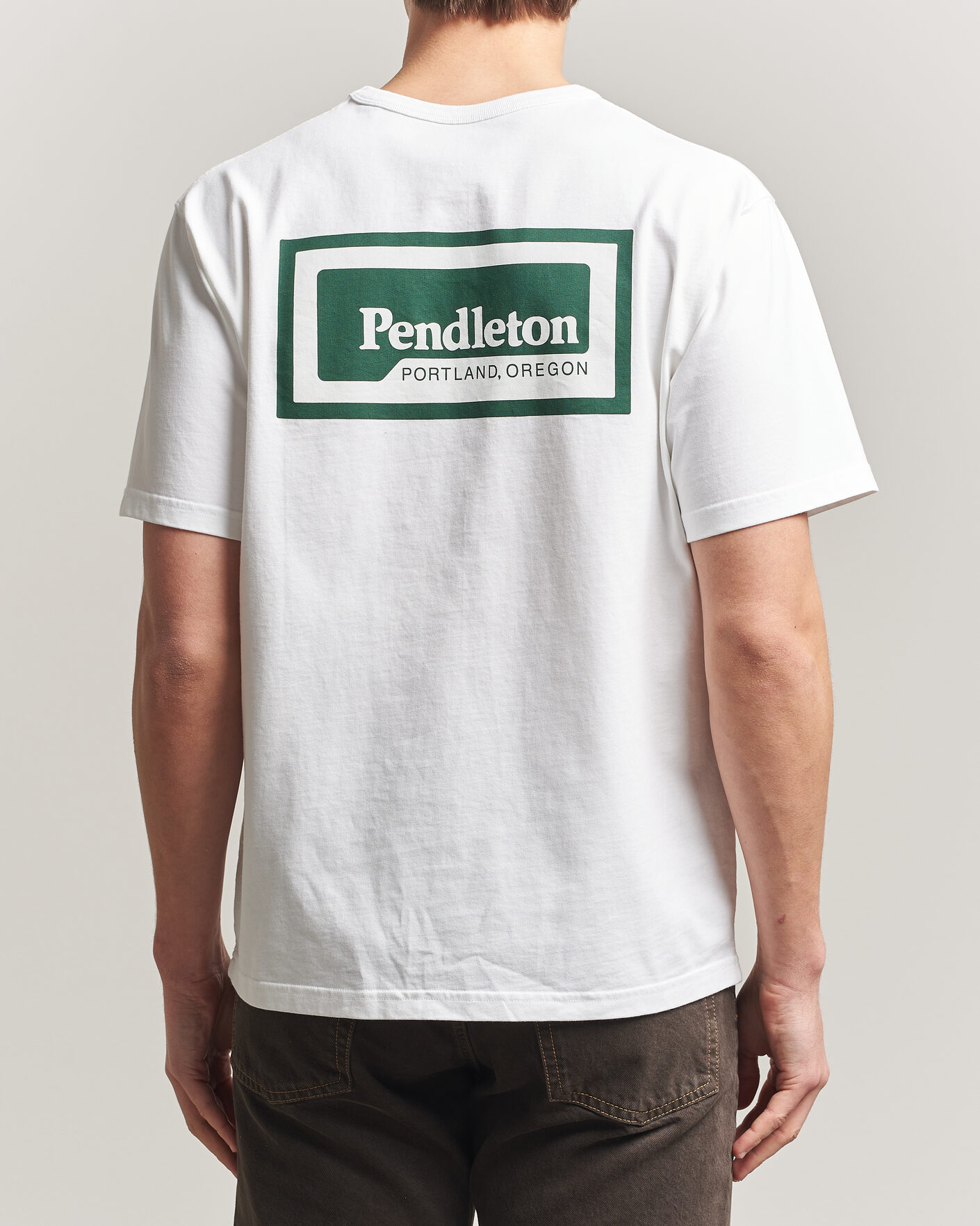 Uomini | T-shirt | Pendleton | Patch Graphic Tee White