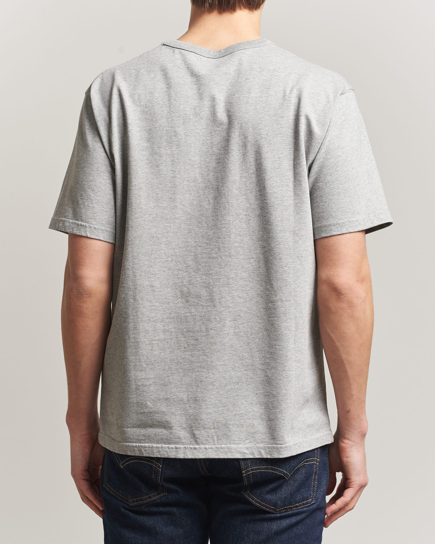 Uomini | T-shirt | Pendleton | Heavyweight P Tee Ash Heather Grey