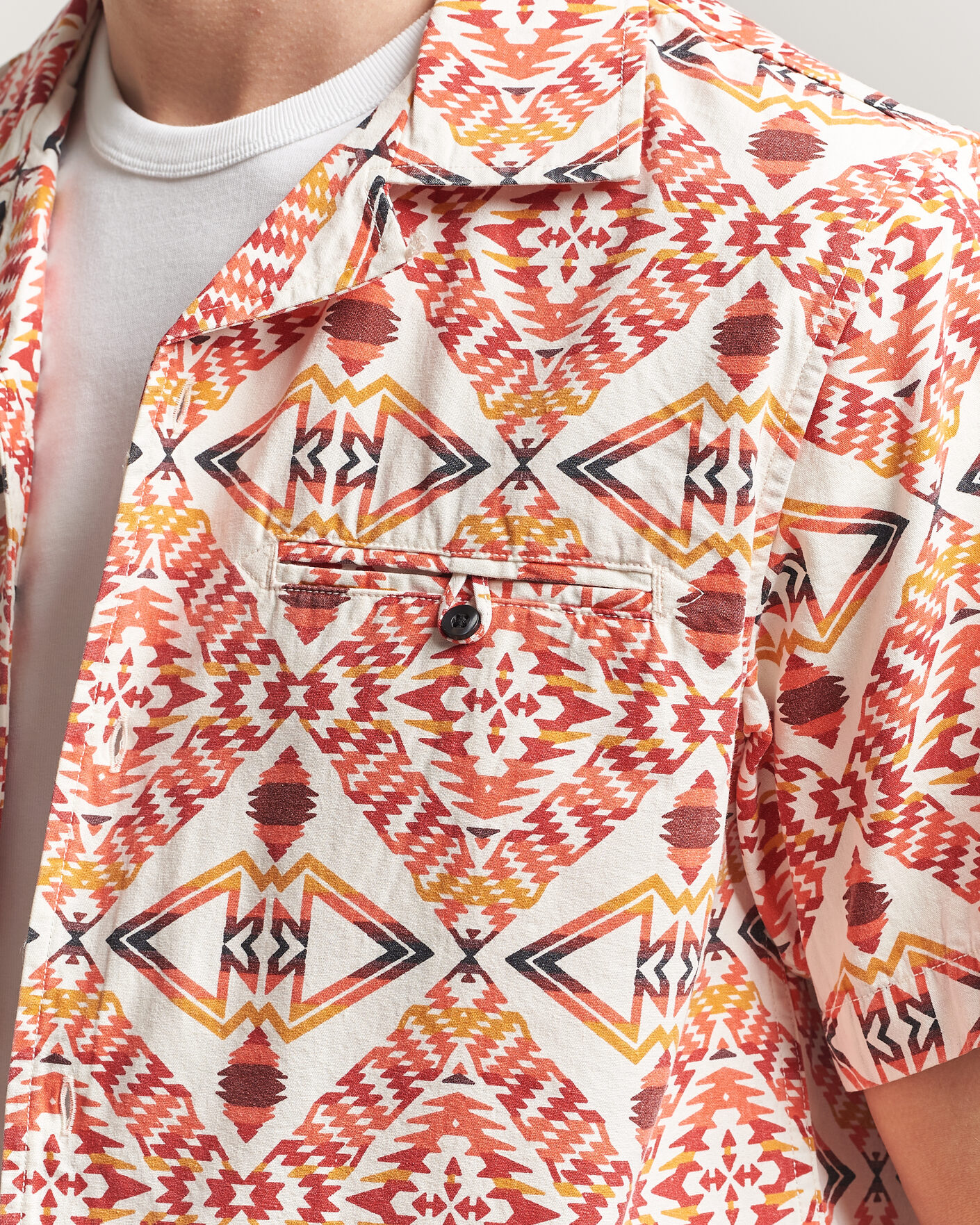 Uomini | Camicie | Pendleton | Camp Shirt Thunder Earthquake/Cream