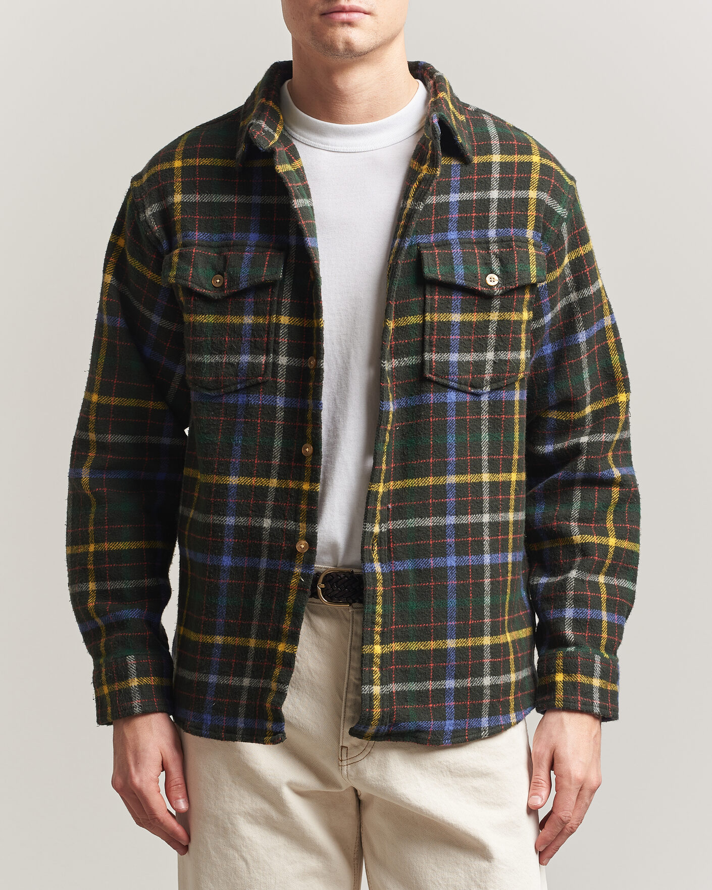 Uomini | Camicie | Pendleton | Big Pocket Shirt Peat