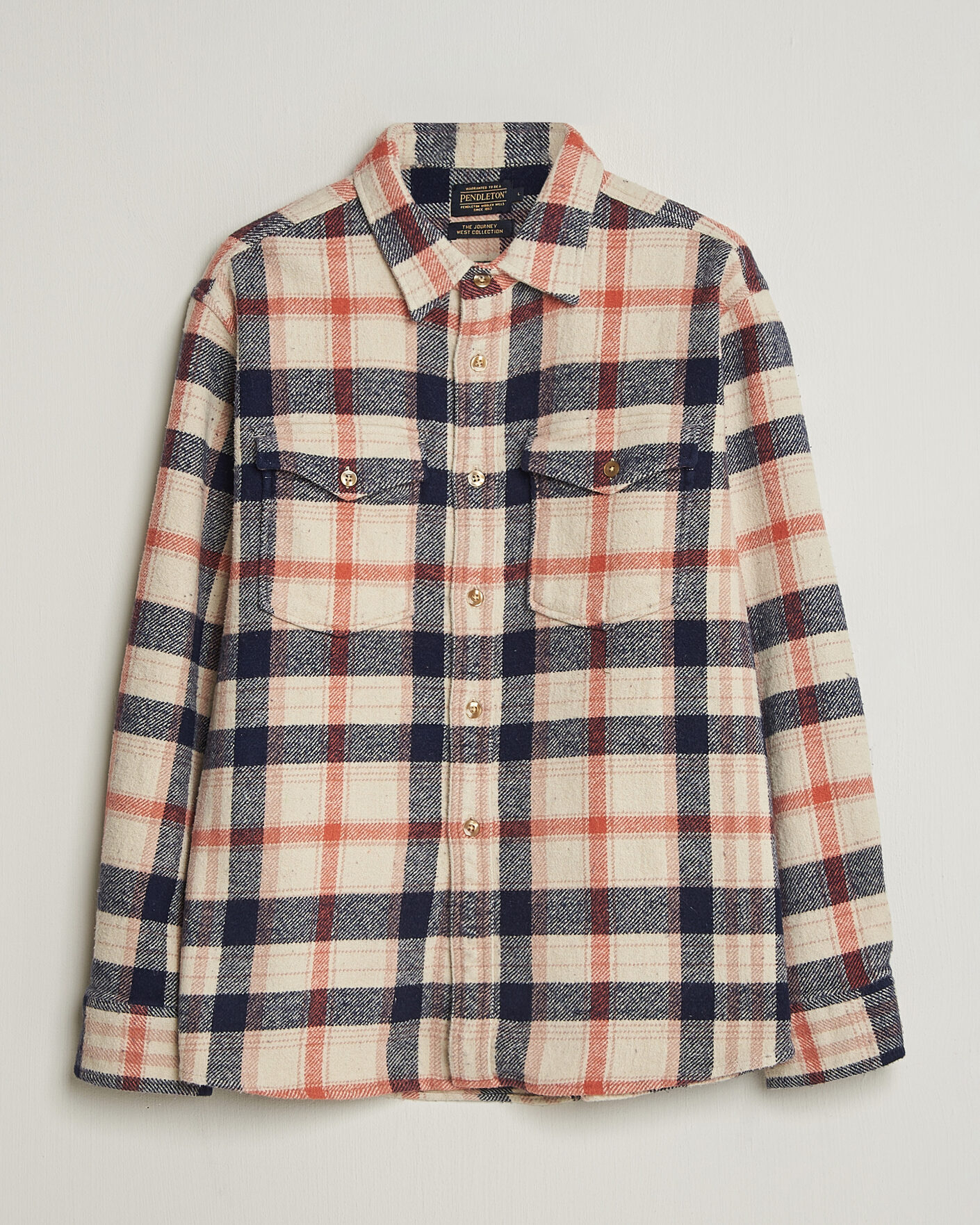 Uomini | Camicie | Pendleton | Big Pocket Shirt Silver Lining