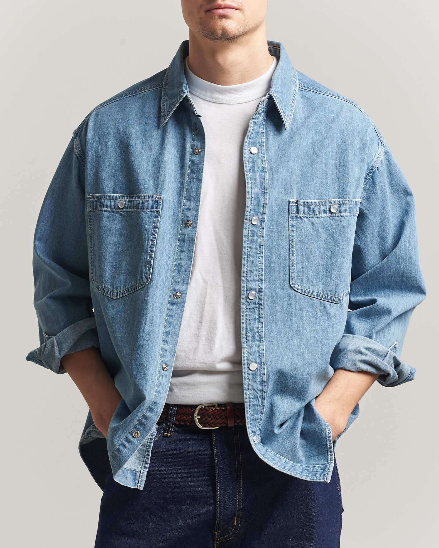Uomini | Camicie | Pendleton | Western Workshirt Stone Wash