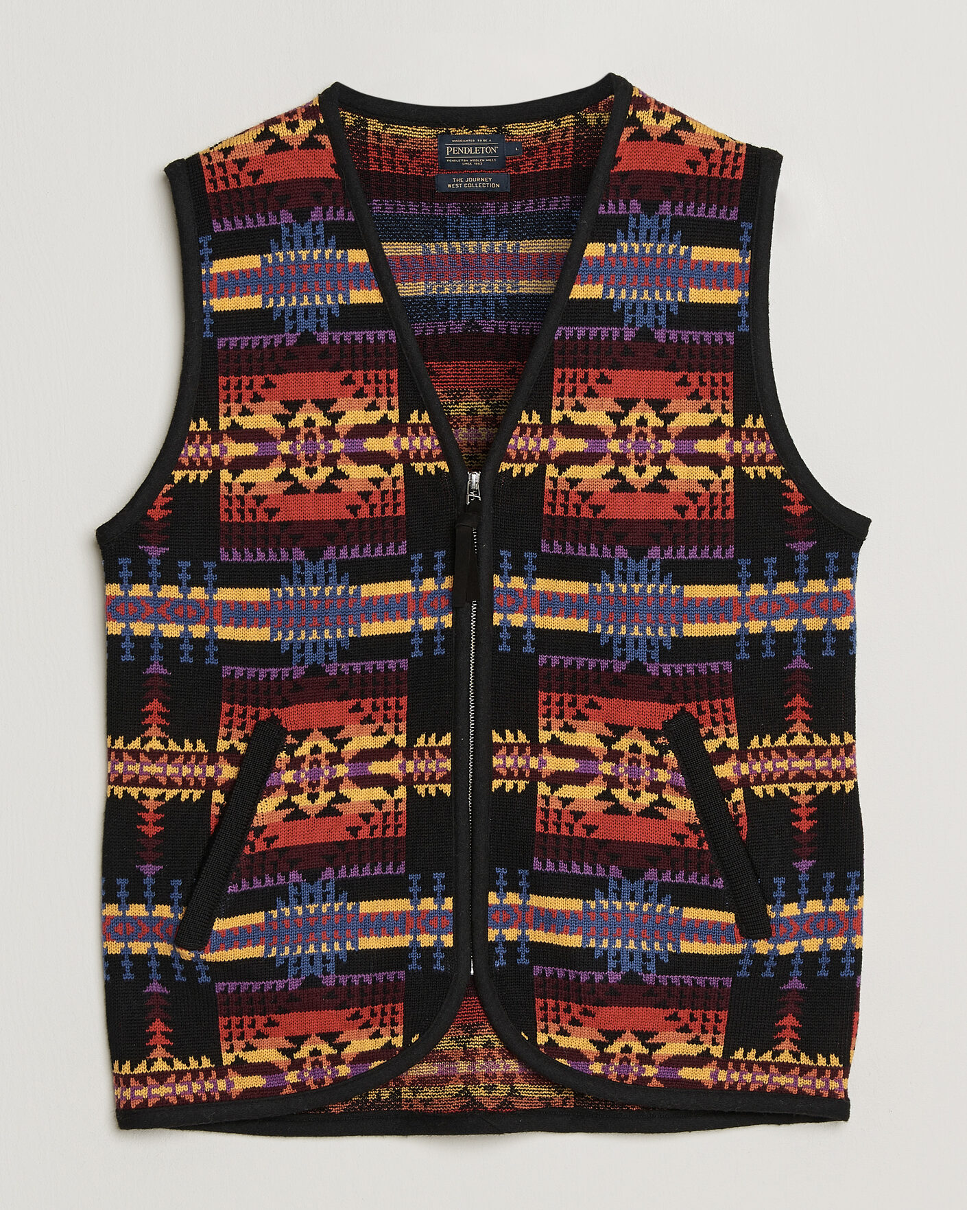 Uomini | Maglieria | Pendleton | Jacquard Vest Black