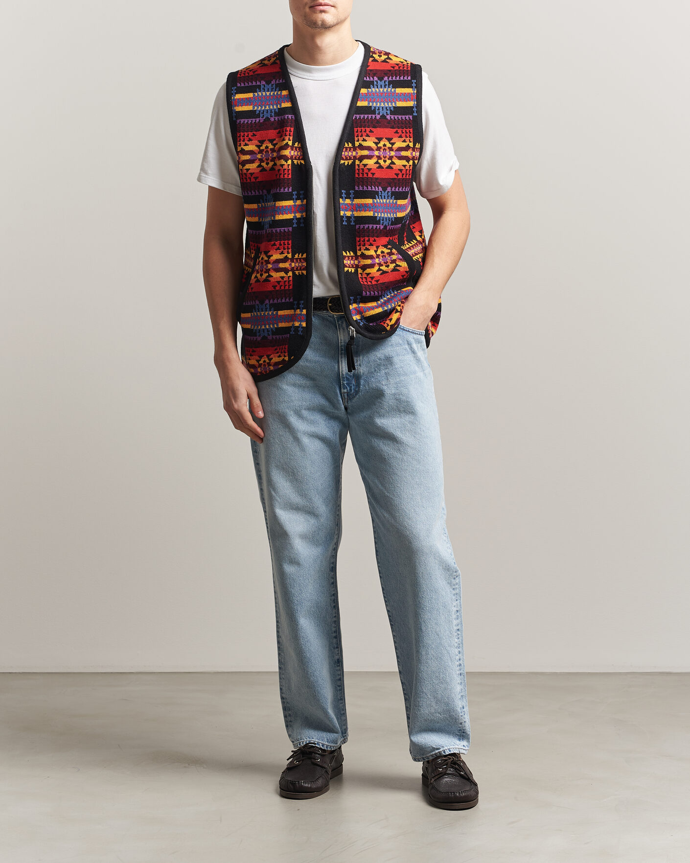 Uomini | Maglieria | Pendleton | Jacquard Vest Black