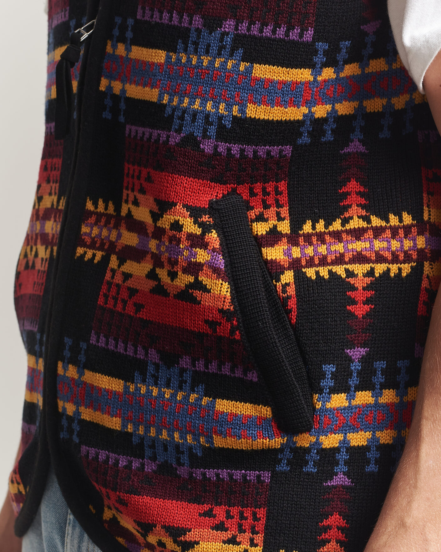 Uomini | Maglieria | Pendleton | Jacquard Vest Black