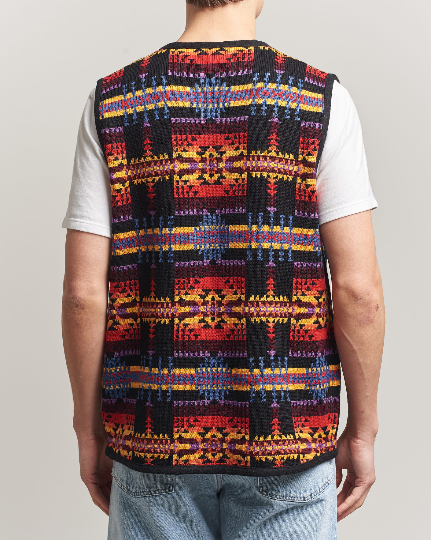 Uomini | Maglieria | Pendleton | Jacquard Vest Black