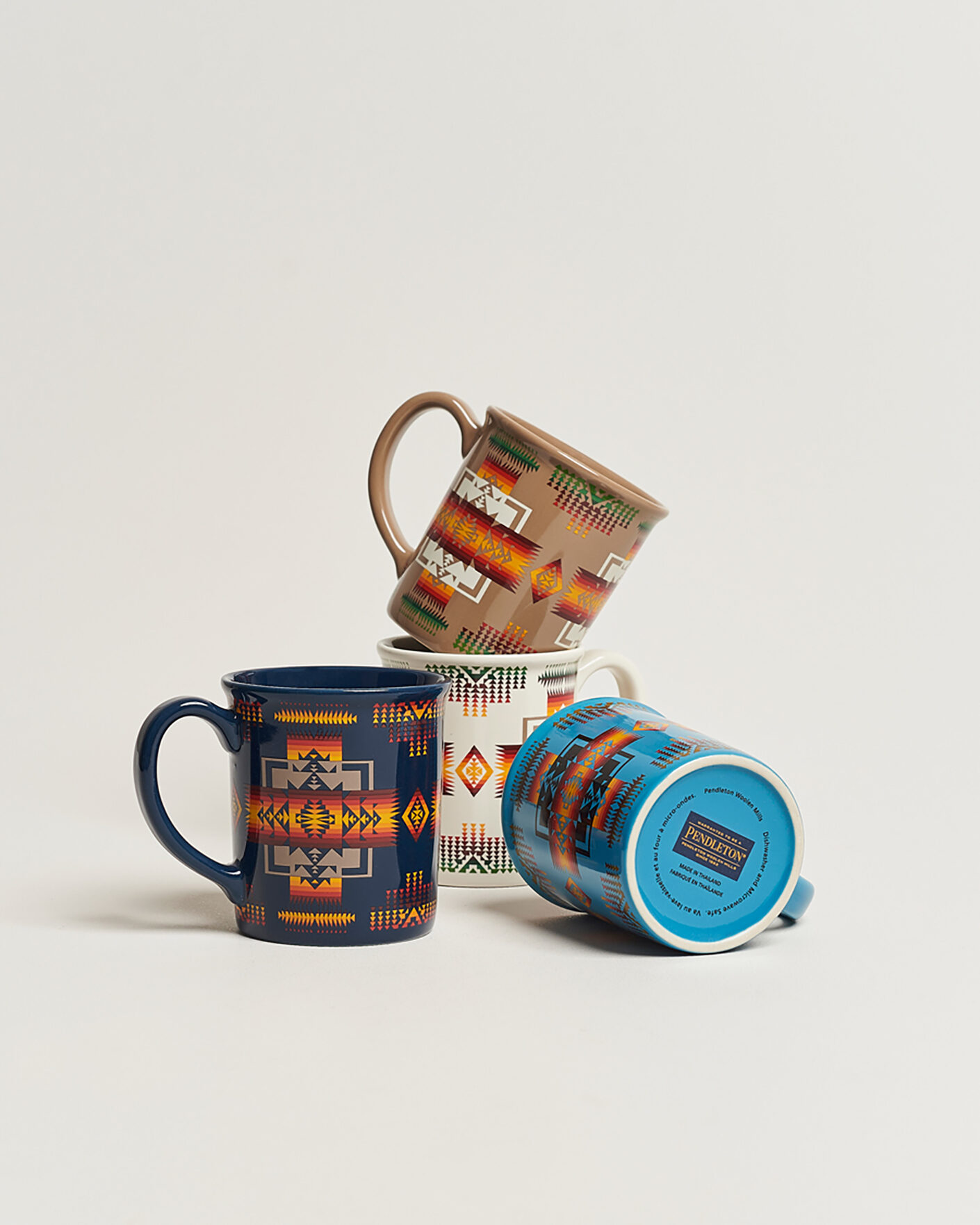 Uomini | Casa | Pendleton | 4-Pack Ceramic Mug Set Chief Joseph