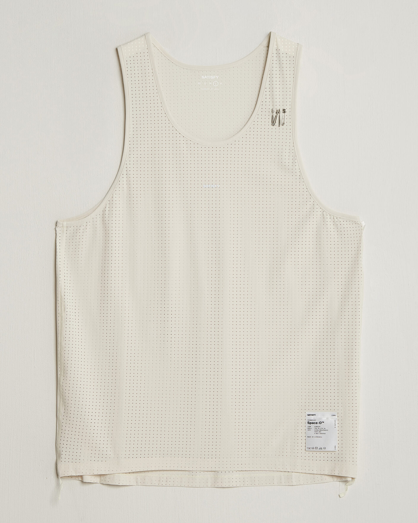 Uomini | T-shirt | Satisfy | Space-O Singlet Chalk