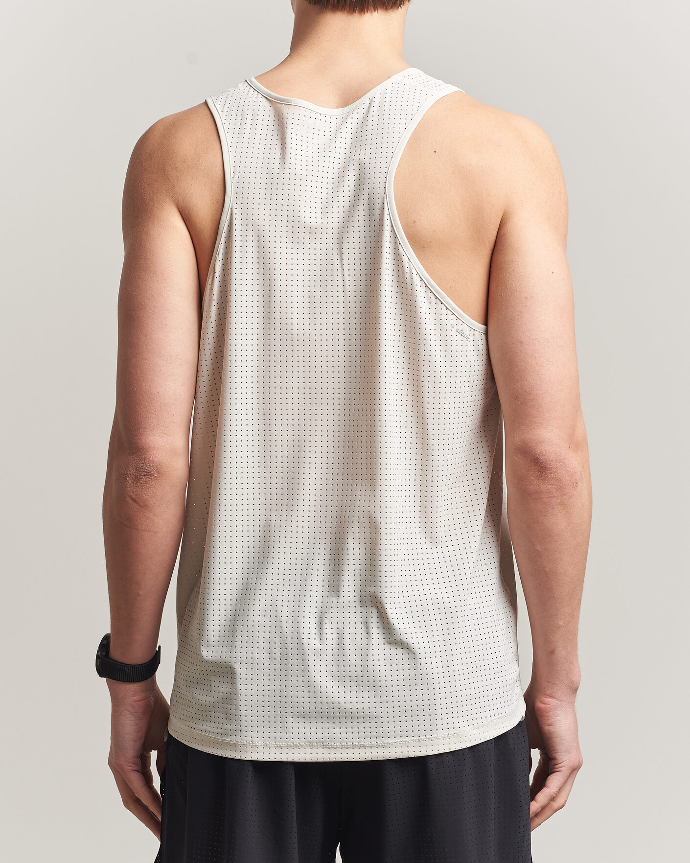 Uomini | T-shirt | Satisfy | Space-O Singlet Chalk