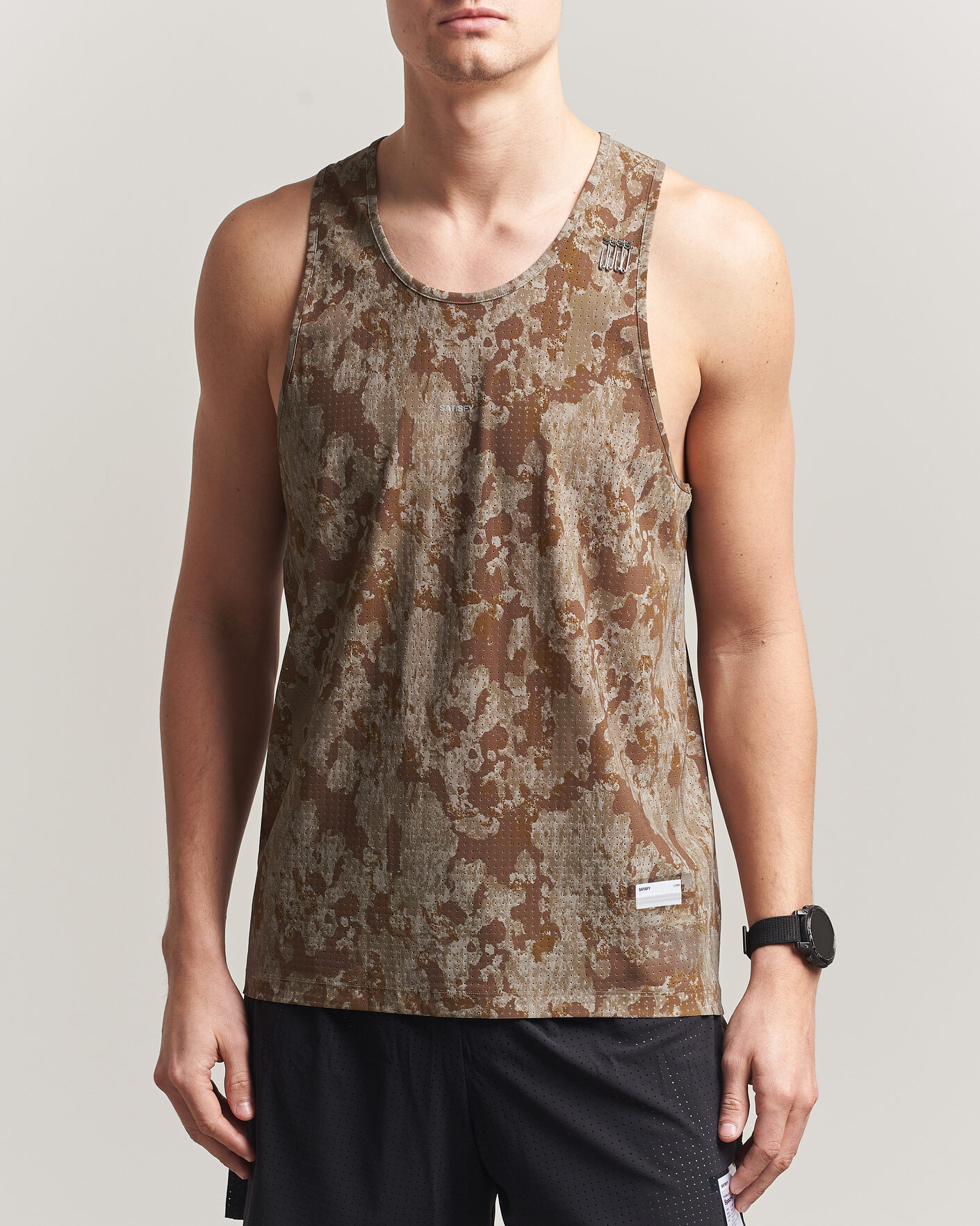 Uomini | T-shirt | Satisfy | Space-O Singlet Camo