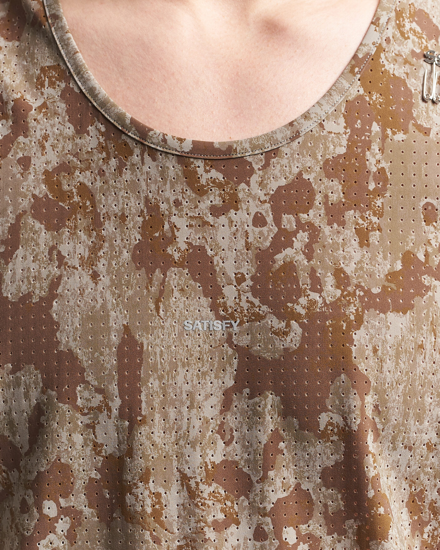 Uomini | T-shirt | Satisfy | Space-O Singlet Camo