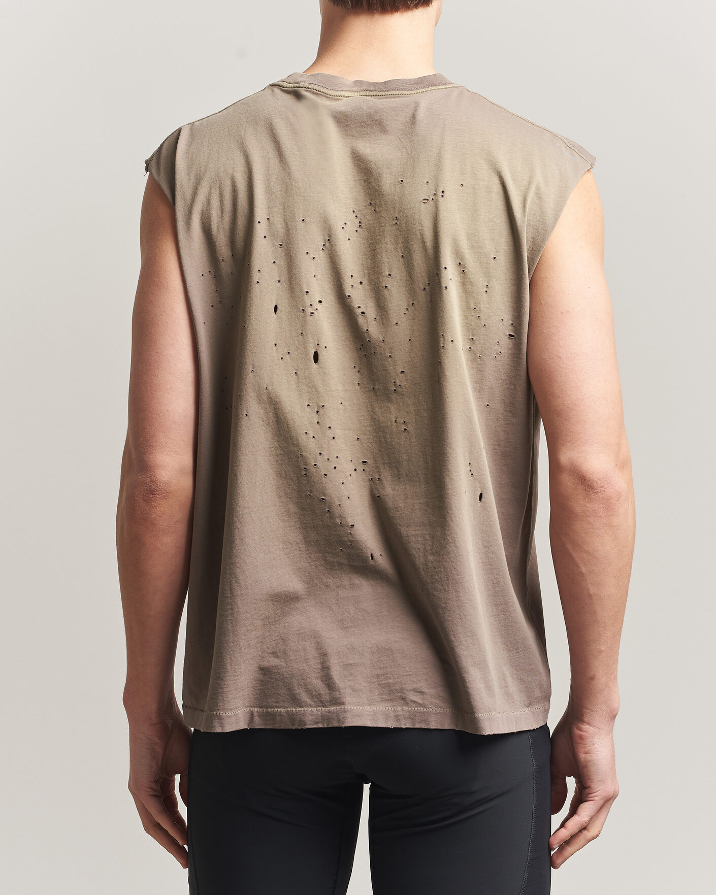 Uomini | T-shirt | Satisfy | MothTech Muscle Tee Sun Bleached Falcon