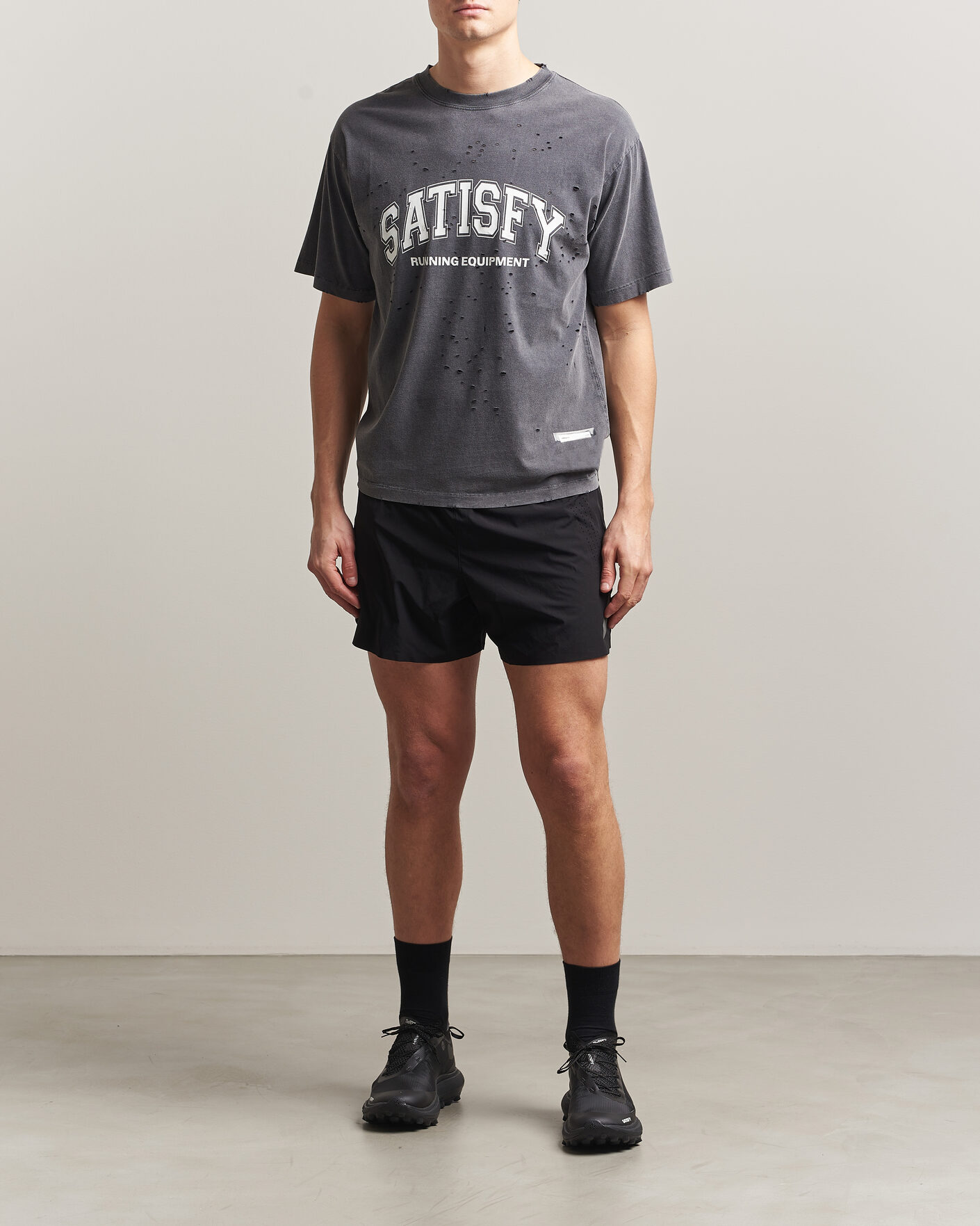 Uomini | T-shirt | Satisfy | MothTech T-Shirt Aged Black