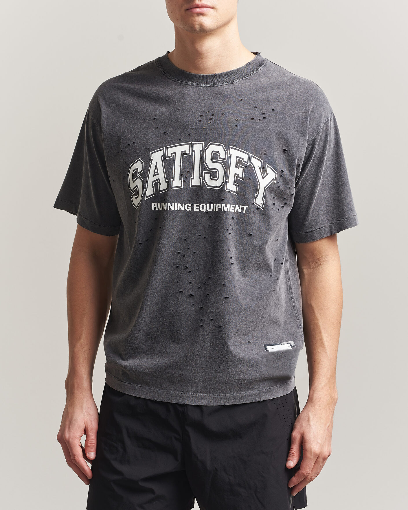 Uomini | T-shirt | Satisfy | MothTech T-Shirt Aged Black