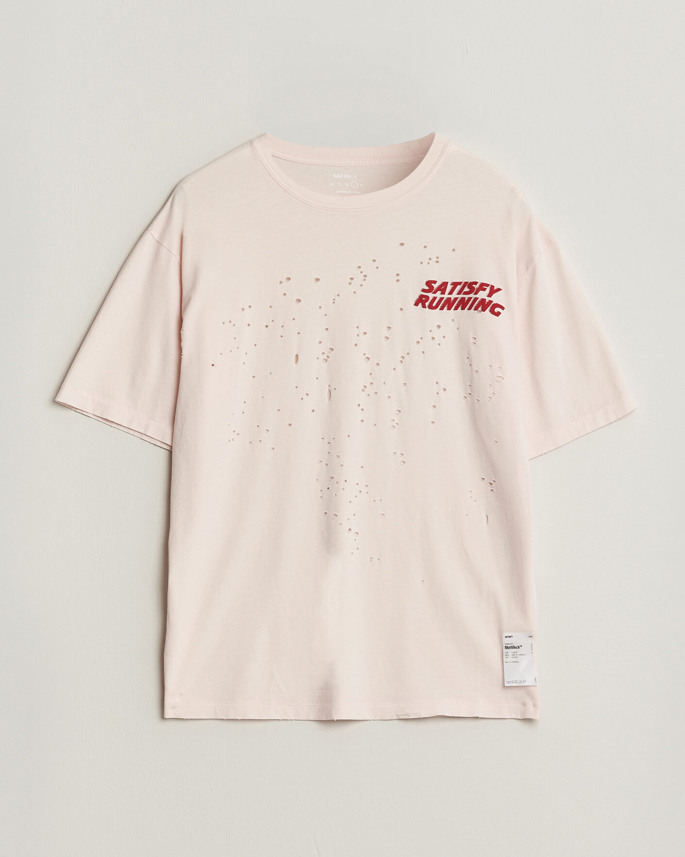 Uomini | T-shirt | Satisfy | MothTech T-Shirt Sun Bleached Rosewater