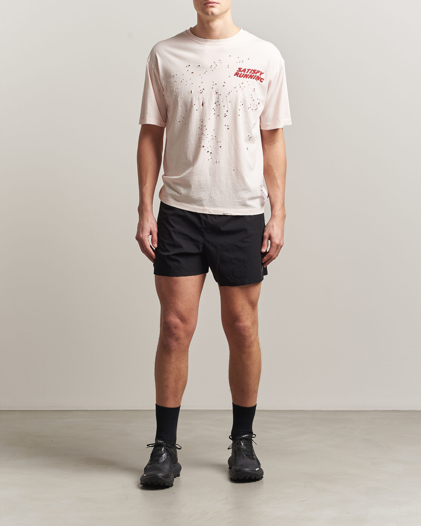 Uomini | T-shirt | Satisfy | MothTech T-Shirt Sun Bleached Rosewater