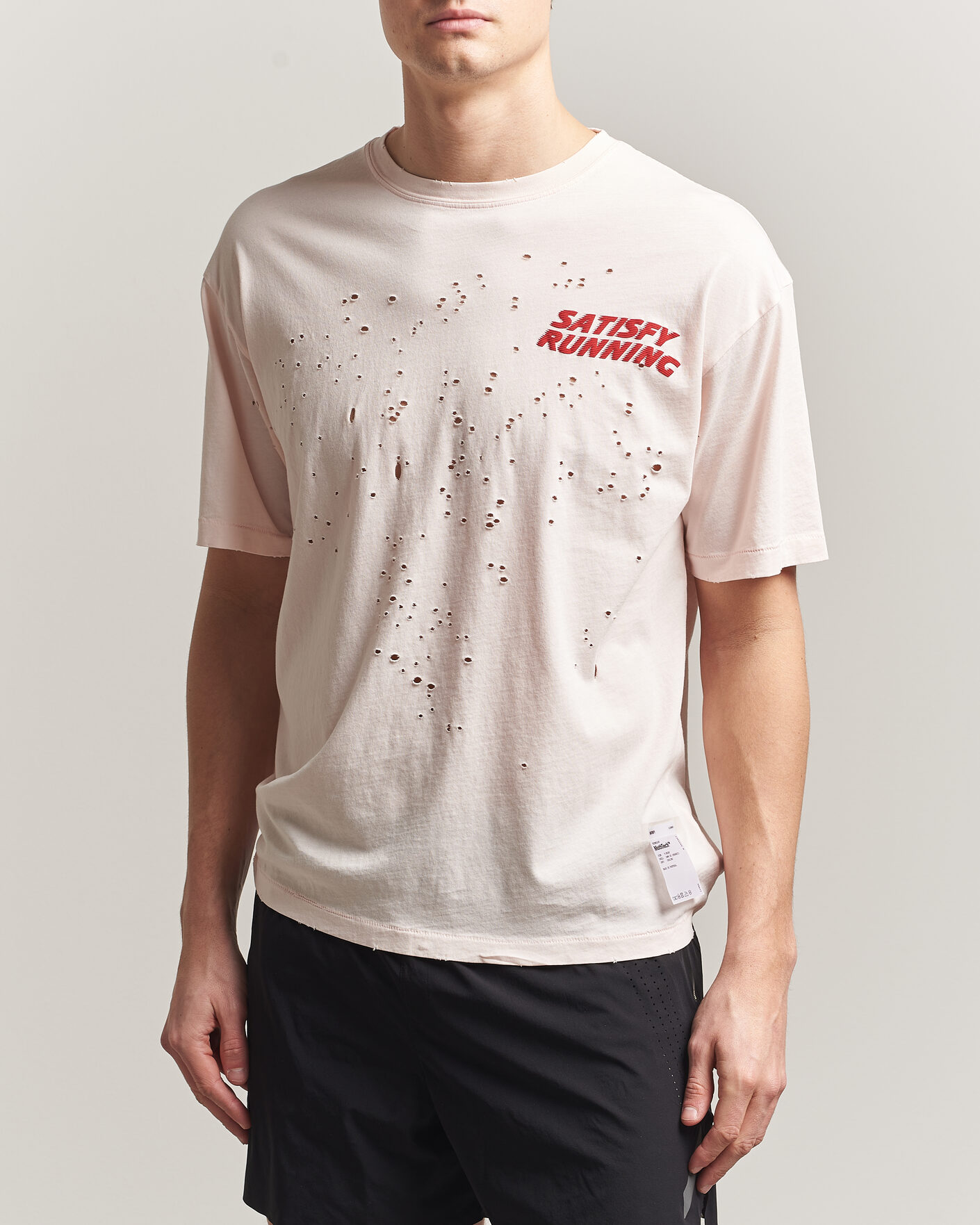 Uomini | T-shirt | Satisfy | MothTech T-Shirt Sun Bleached Rosewater