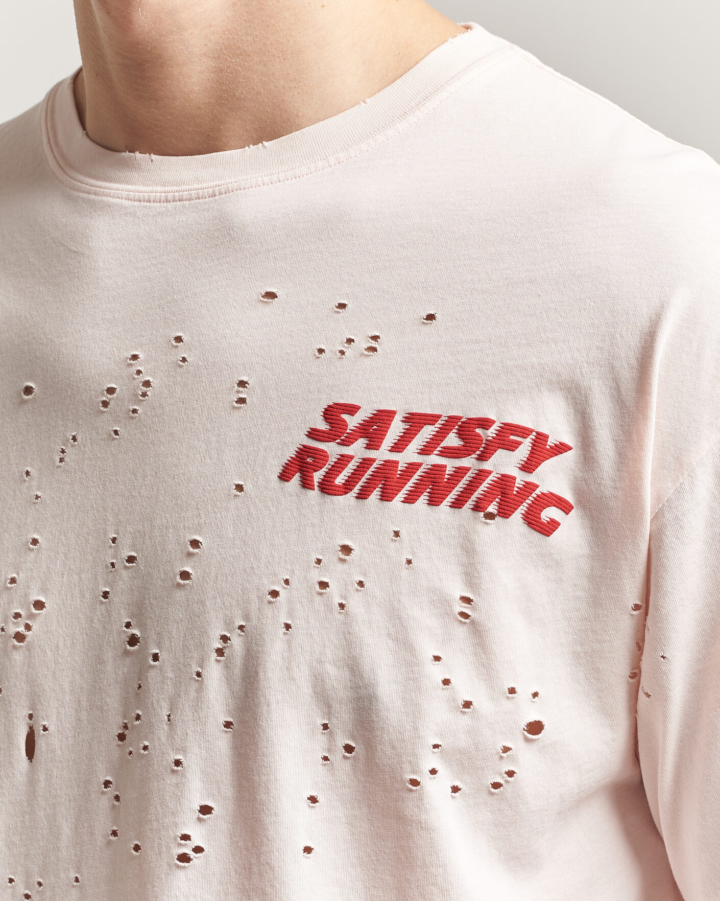 Uomini | T-shirt | Satisfy | MothTech T-Shirt Sun Bleached Rosewater