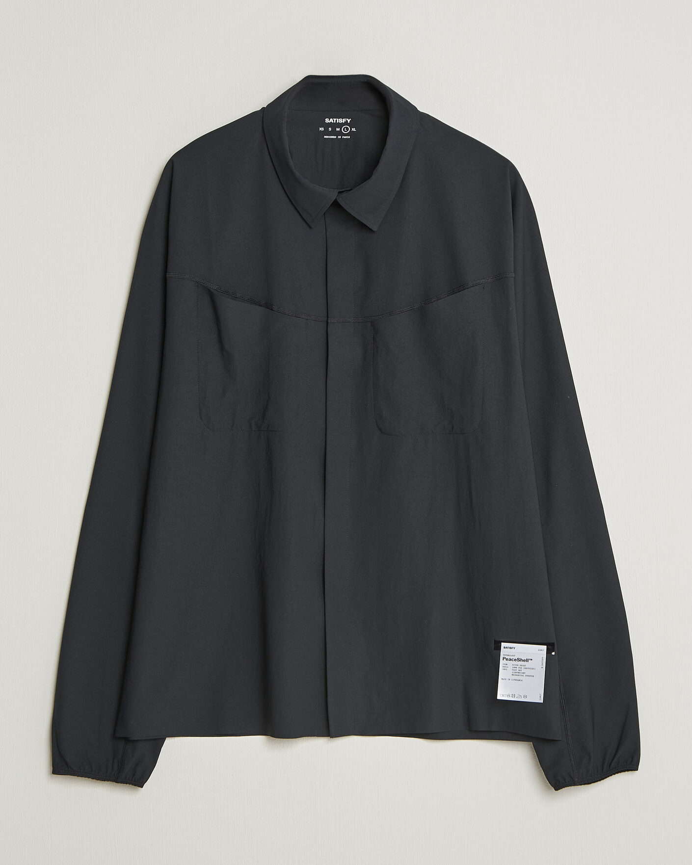 Uomini | Camicie | Satisfy | PeaceShell River Shirt Black