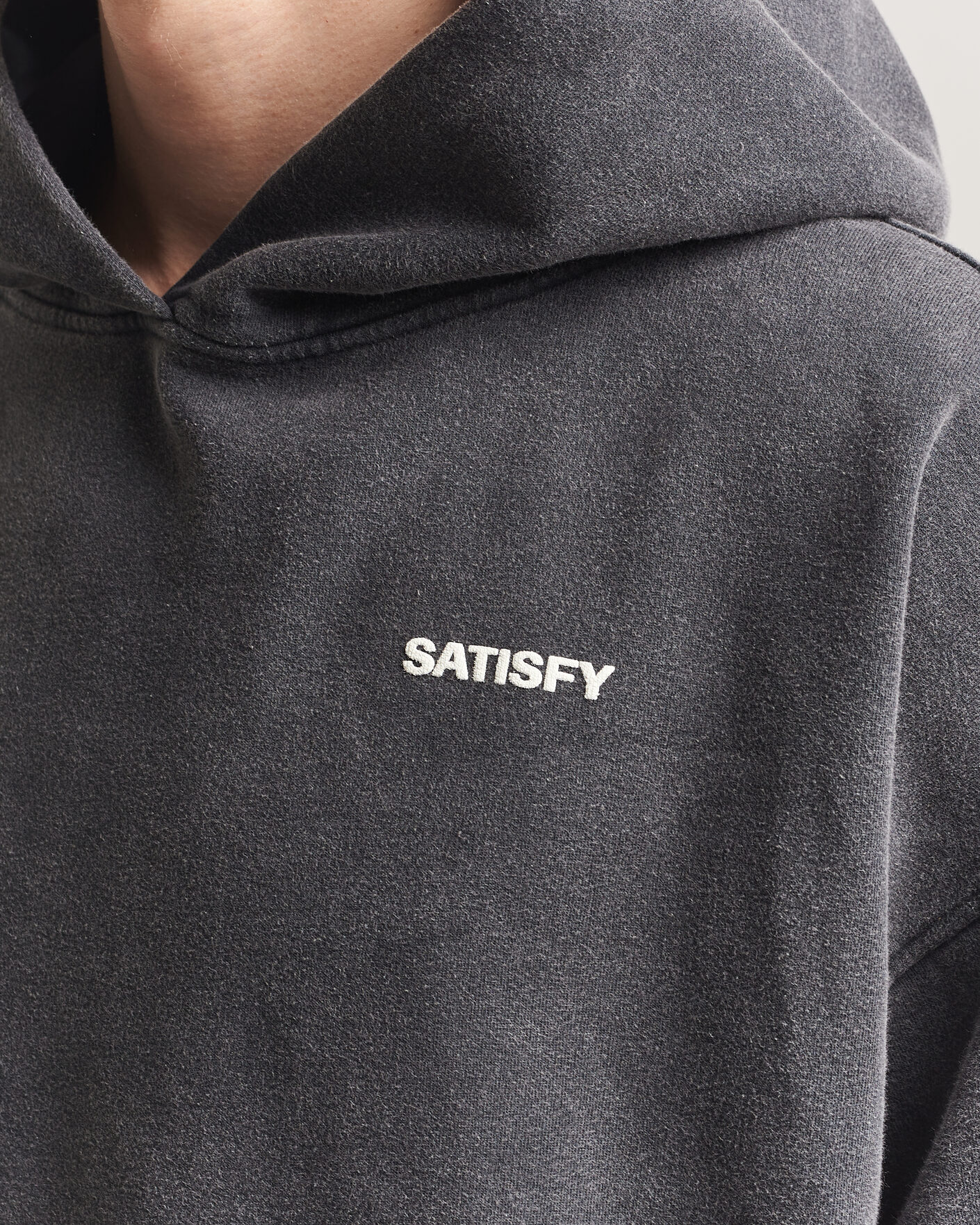 Uomini | Maglieria | Satisfy | SoftCell Hoodie Aged Black