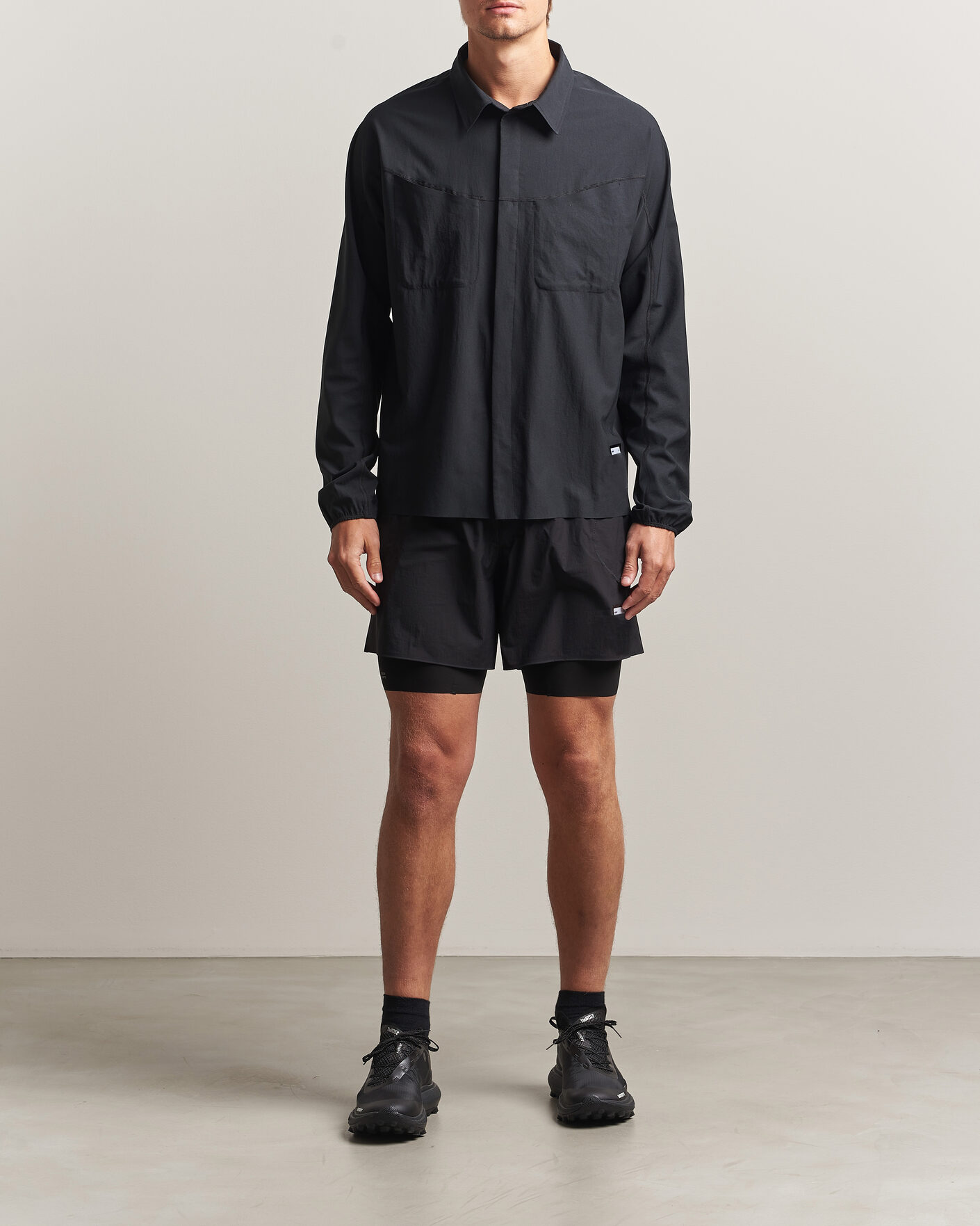 Uomini | Pantaloncini | Satisfy | Rippy Cordura 5 Inch Shorts Black